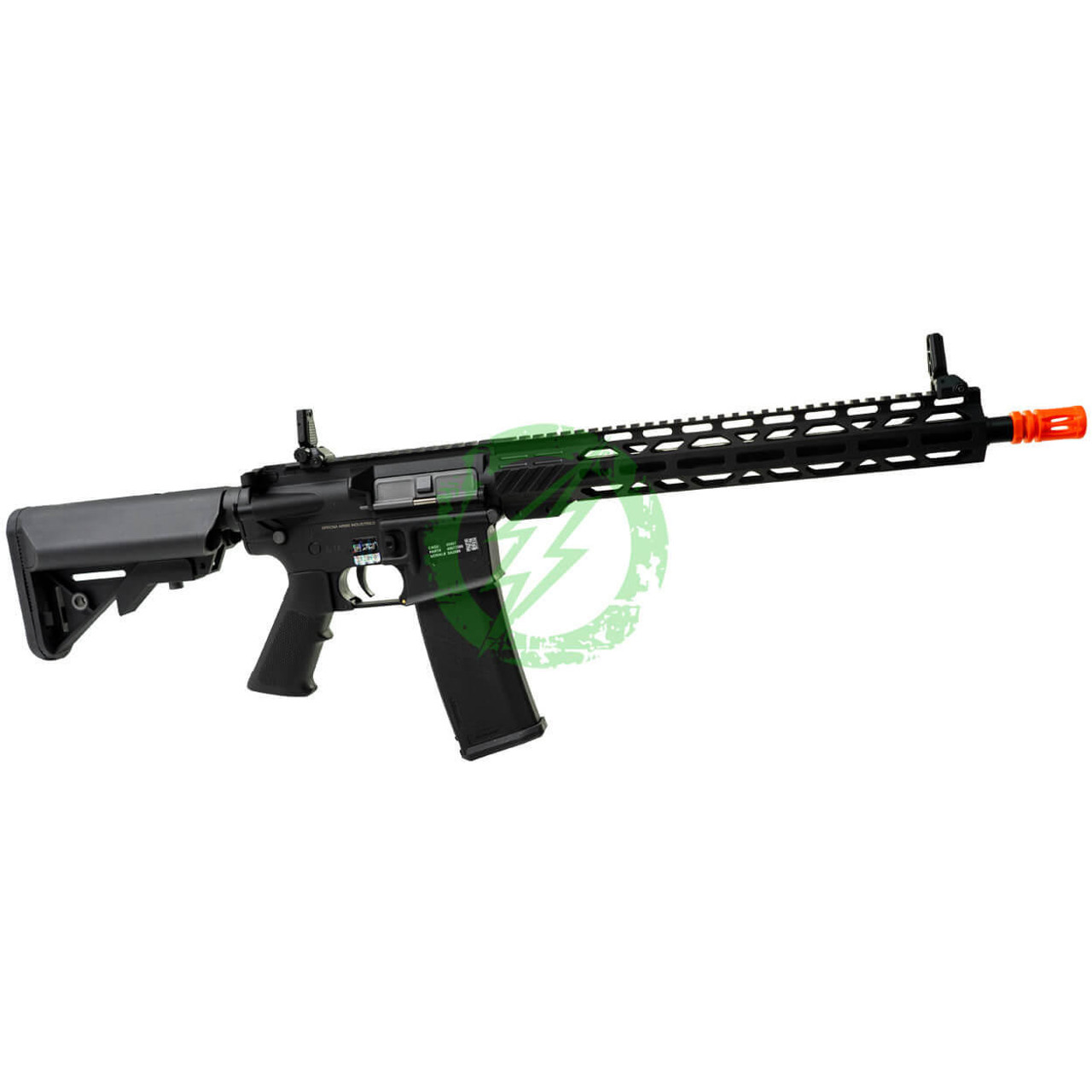 AEX Custom BIG RED Specna Arms M4 AEG Rifle CORE Series M4 MLOK Carbine  SA-C24 Black