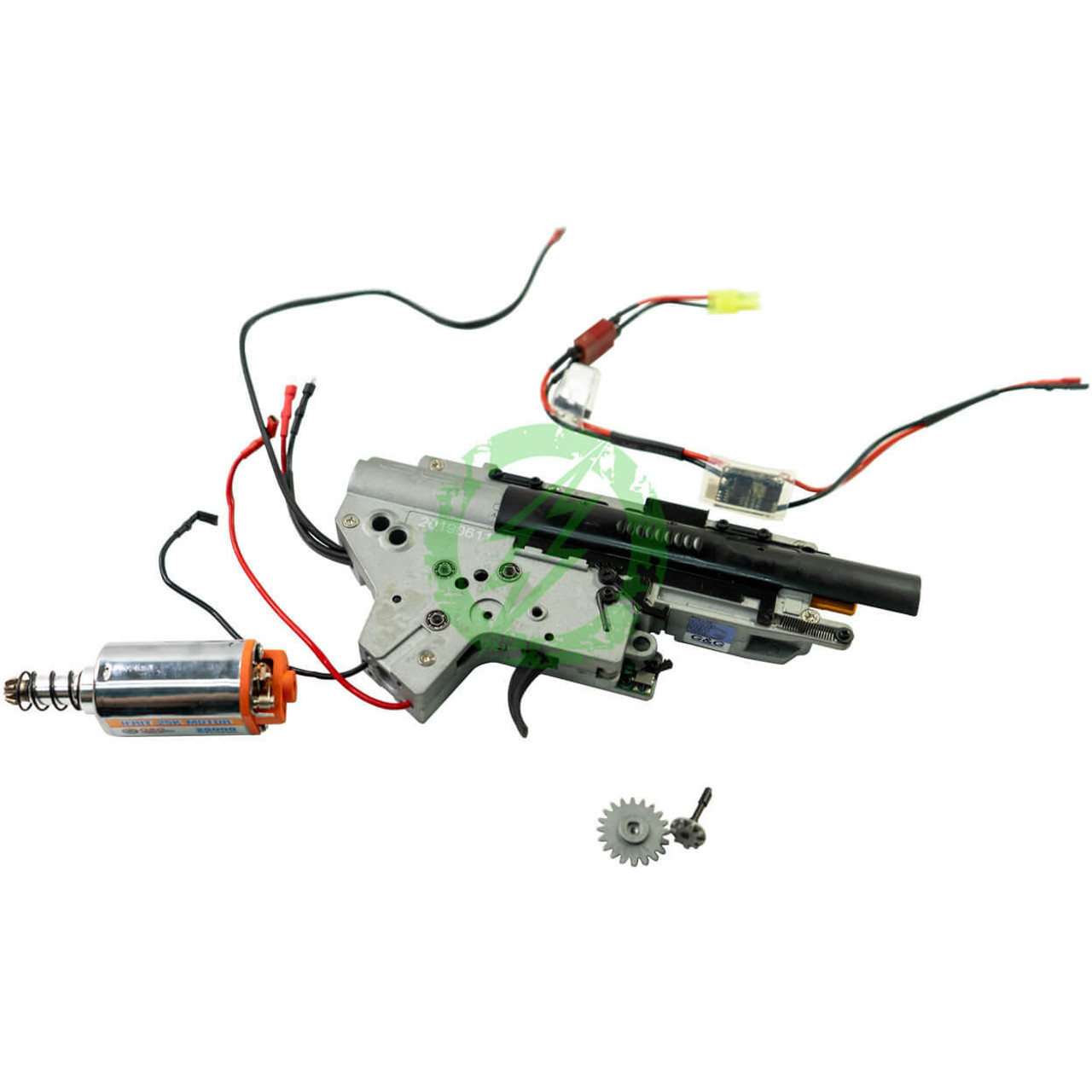 Amped Airsoft Tech Box Replacement OEM G&G Combat Machine ETU Gearbox Complete with Internals and 25K Motor 