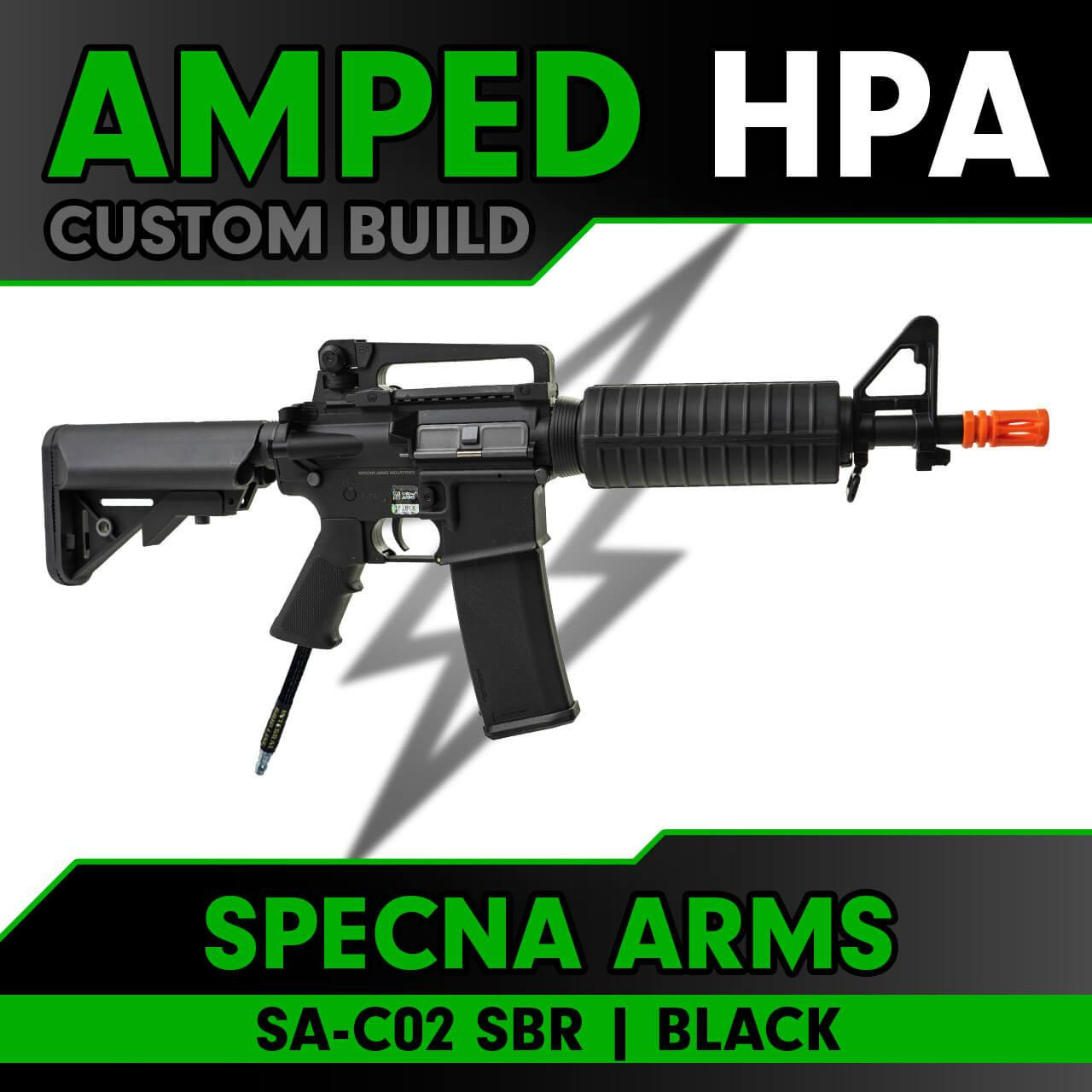 Amped Builds Amped Custom HPA Specna Arms SA-C02 CORE Series M4 SBR Airsoft Rifle 