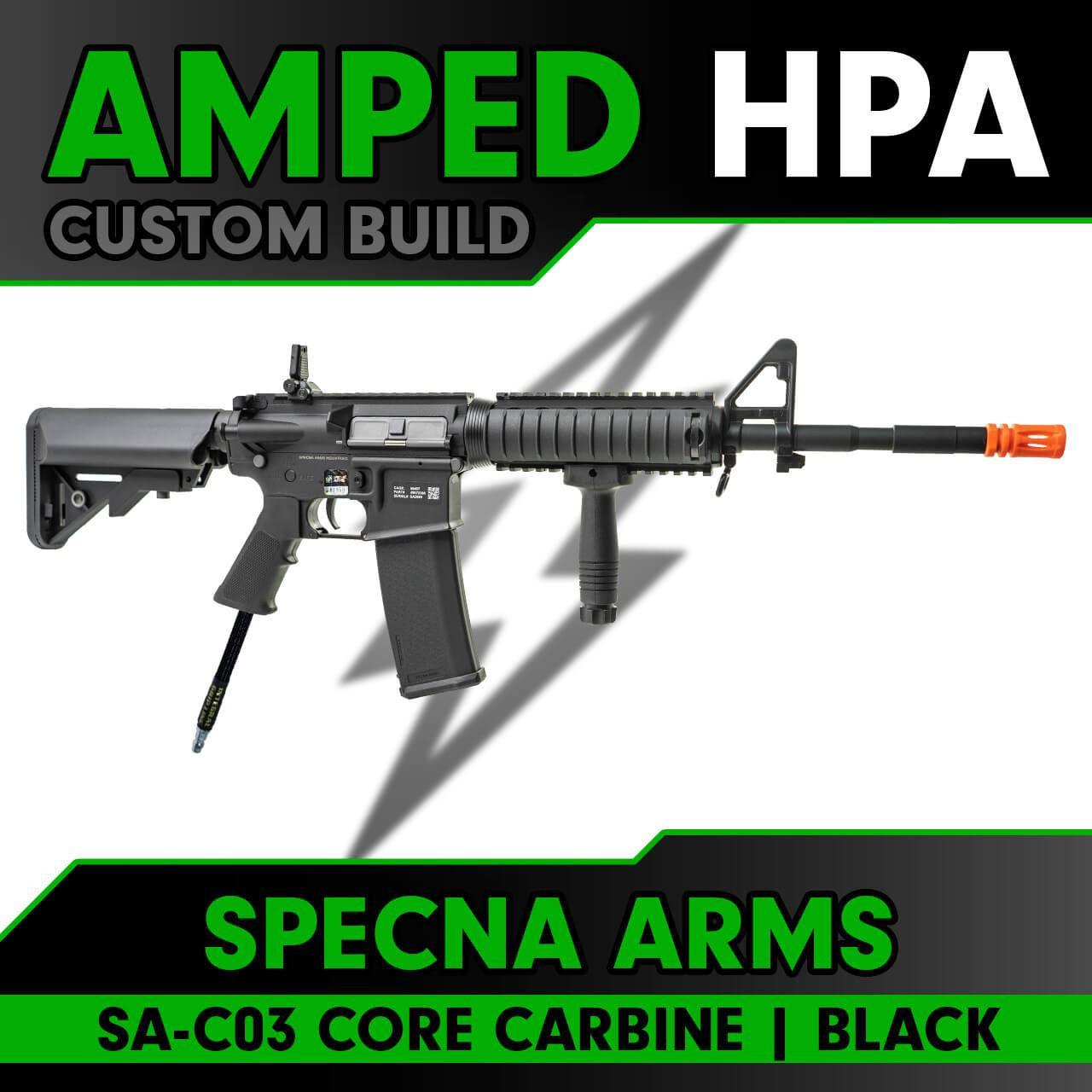 Amped Builds Amped Custom HPA Specna Arms SA-C03 CORE Series M4 Carbine RIS Airsoft Rifle 