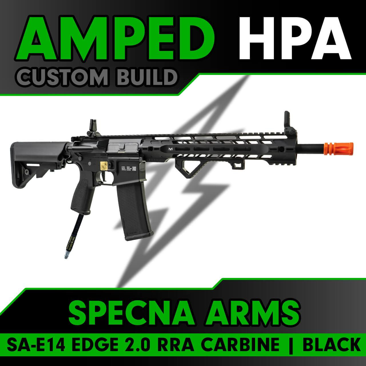 Amped Builds Amped Custom HPA Specna Arms SA-E14 EDGE 2.0 RRA M4 Carbine Slim MLOK Airsoft Rifle 