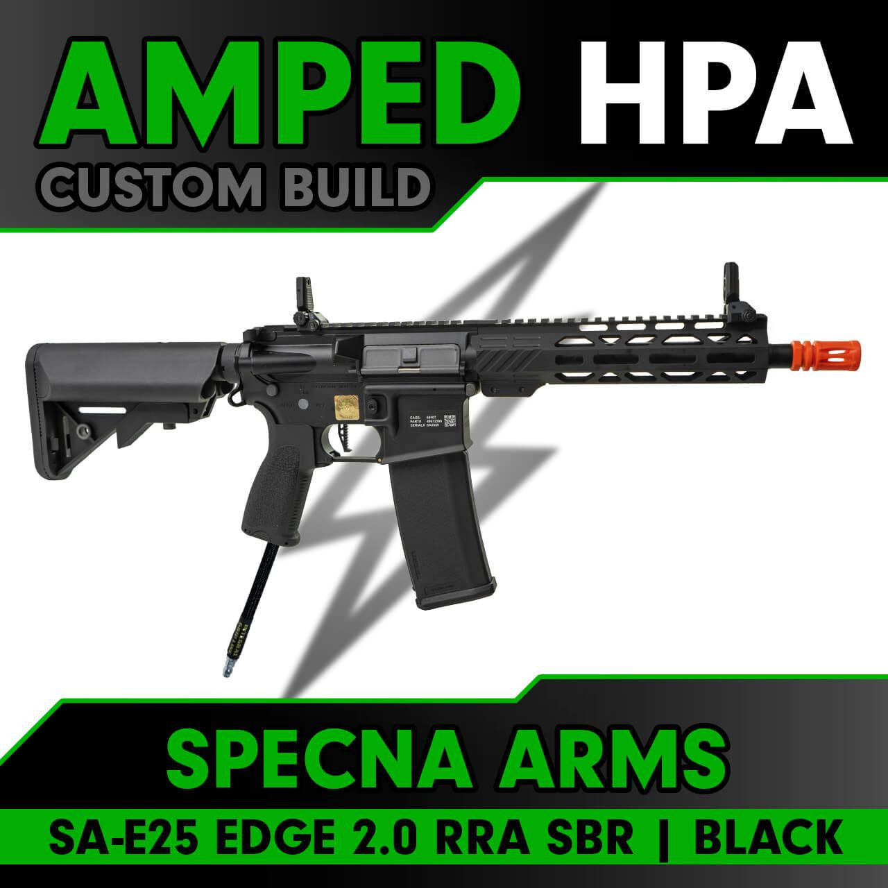Amped Builds Amped Custom HPA Specna Arms SA-E25 EDGE 2.0 RRA M4 SBR Airsoft Rifle 