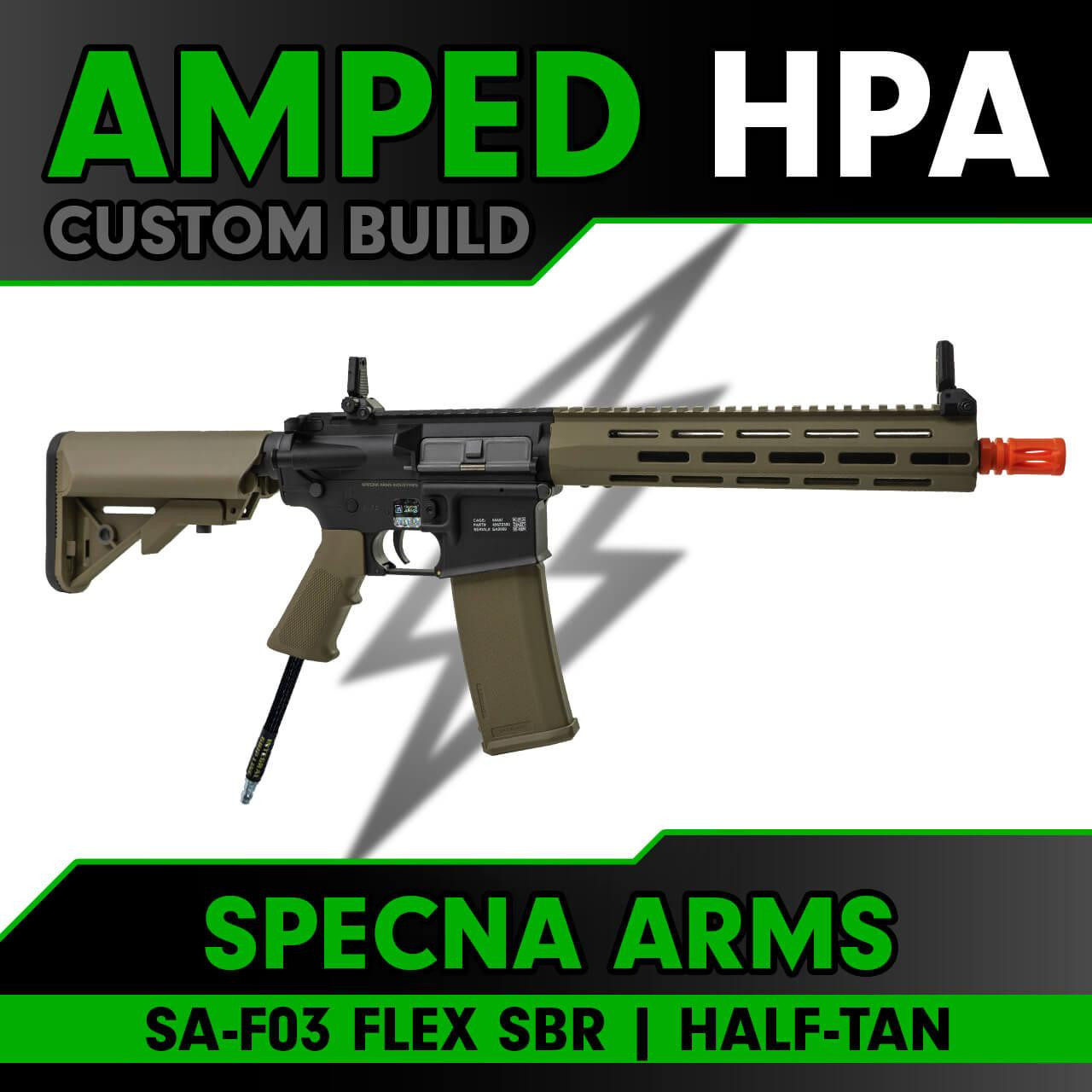 Amped Builds Amped Custom HPA Specna Arms SA-F03 FLEX M4 SBR M-LOK Airsoft Rifle 