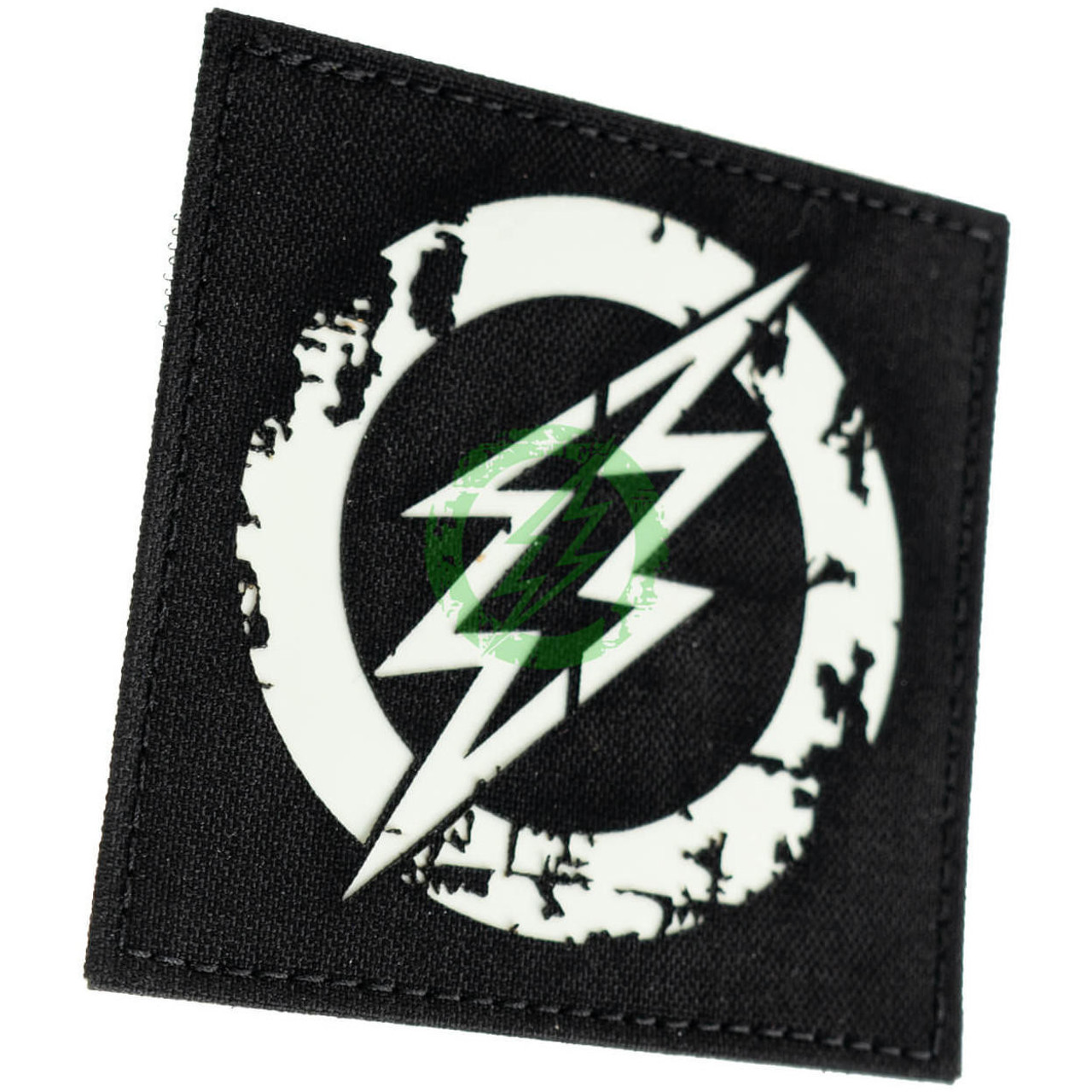 Amped Airsoft Amped Patch 3.5" Amped Logo Laser Cut GITD Velcro Patch | Glow in the Dark 