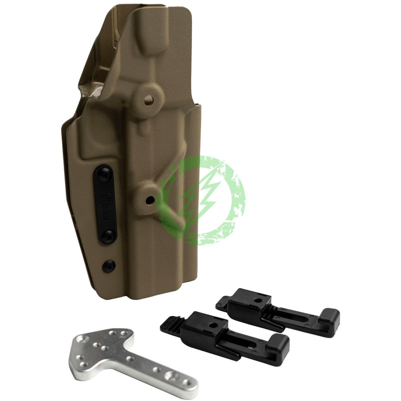  MC Kydex Alpha Series Ambidextrous Holster for Airsoft Hi-Capa WE / KJW / AW / TM Belt Mount / Molle Mount 