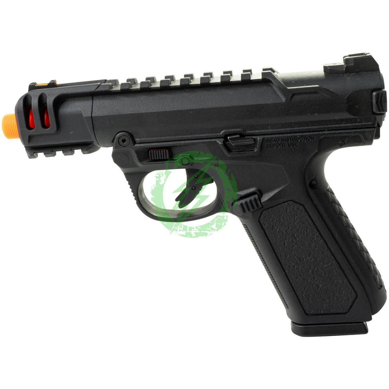 Action Army AAP-01C Assassin GBB Compact Airsoft Pistol | Black