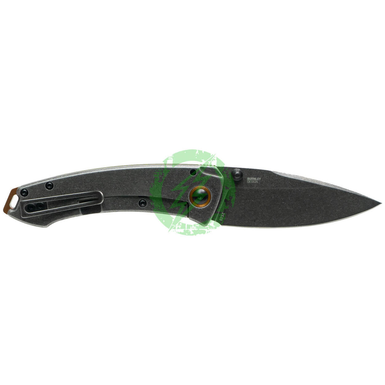 CRKT (Columbia River Knife Tool) CRKT Tuna OD Green Folding Blade Knife with G10 Handle 