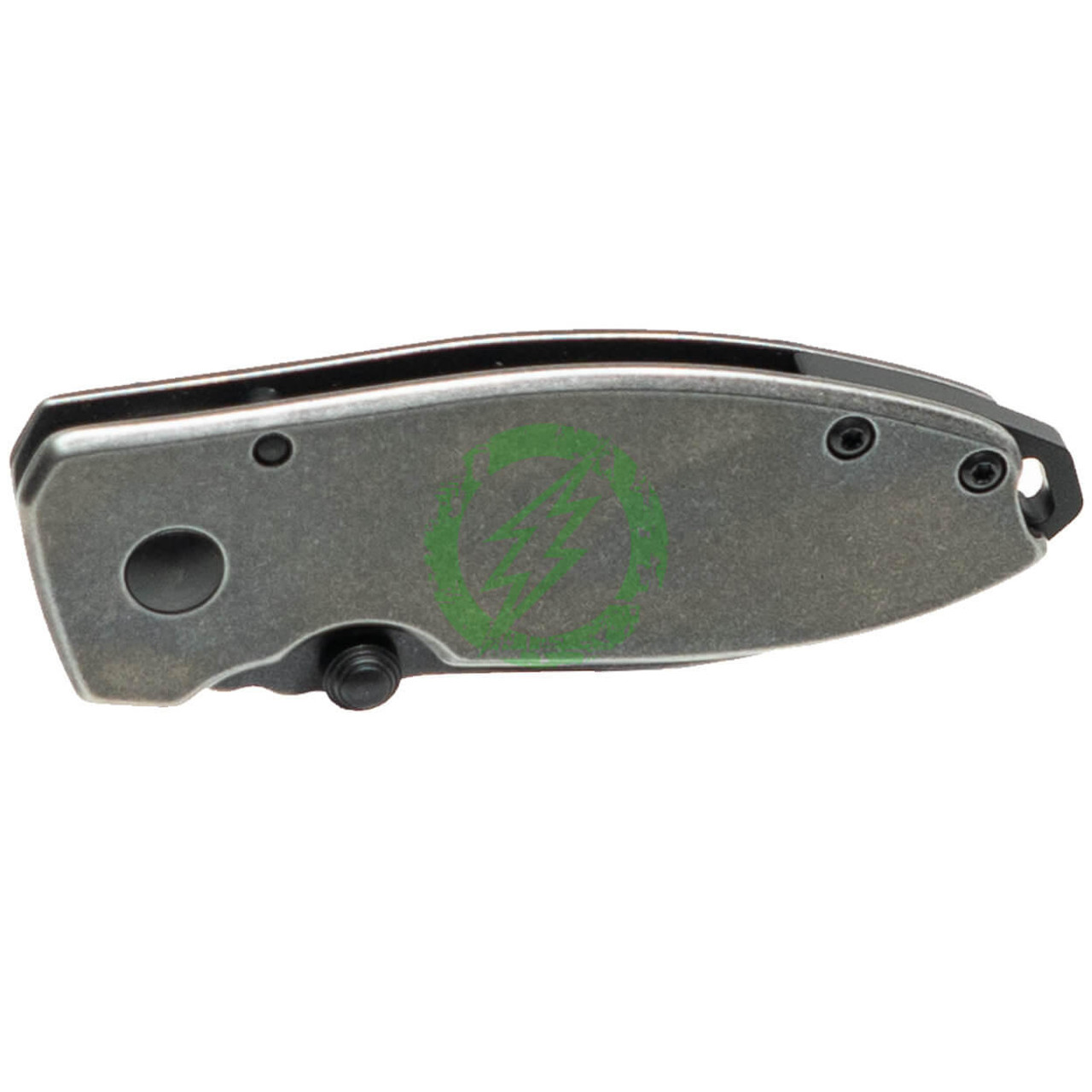 CRKT (Columbia River Knife Tool) CRKT Squid Black Folding Blade Knife with Stonewashed Finish 