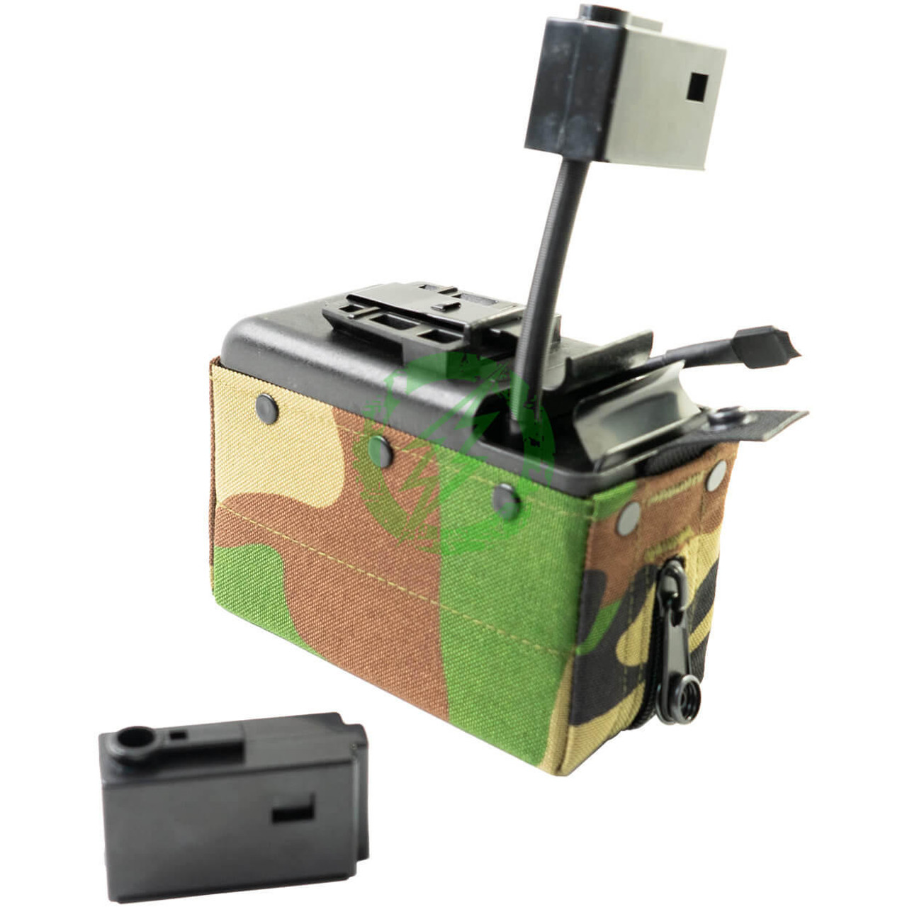  MAG Woodland Cartridge Pouch Motorized Magazine CA M249 2500rds 
