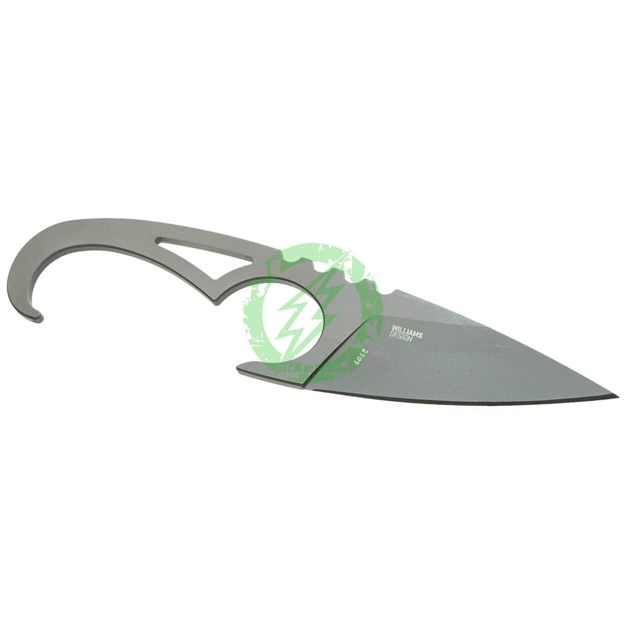 CRKT (Columbia River Knife Tool) CRKT SDN Fixed Blade Knife with Bead Blasted Finish & Sheath 