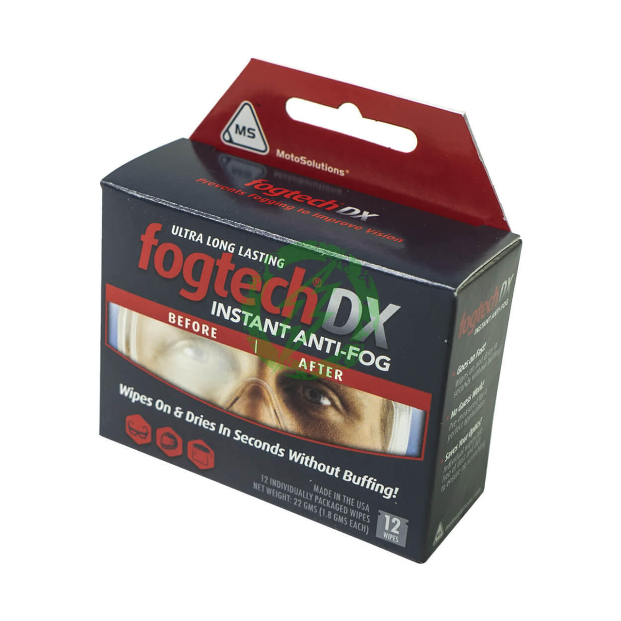 Moto Solutions MotoSolutions Fogtech DX Wipes 12PK 