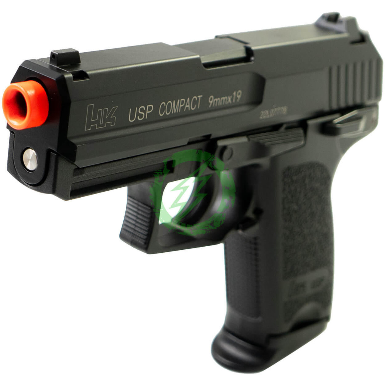  Umarex Elite Force H&K USP Compact Green Gas Blowback Pistol KWA Black 
