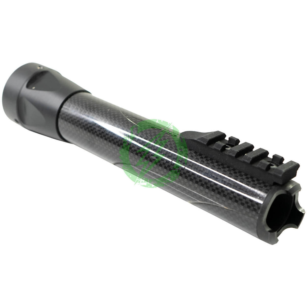 Mac Airsoft MAC Airsoft Carbon Fiber SPEED Cannon Tracer Handguard + Rail | 9" / Black 