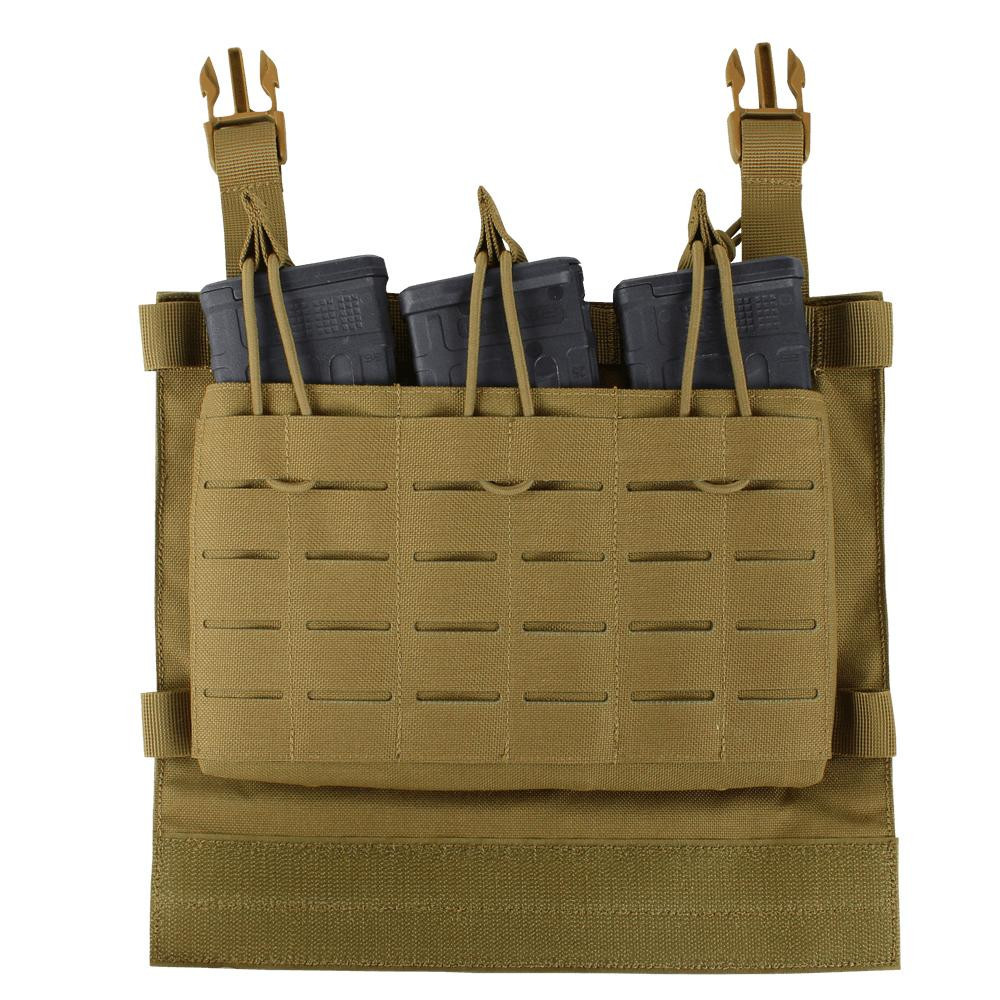 Condor Outdoor Condor LCS VAS Triple Mag Panel Vanquish | Black, Coyote Brown, and Olive Drab 