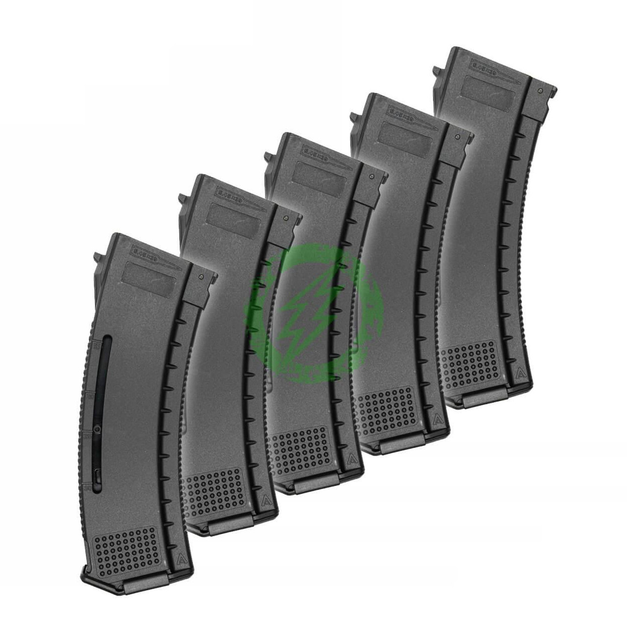  Arcturus AK MOD1 Windowed EMM Variable Cap 30/130 Round Mid-Cap Magazine for AK | 5 Pack 