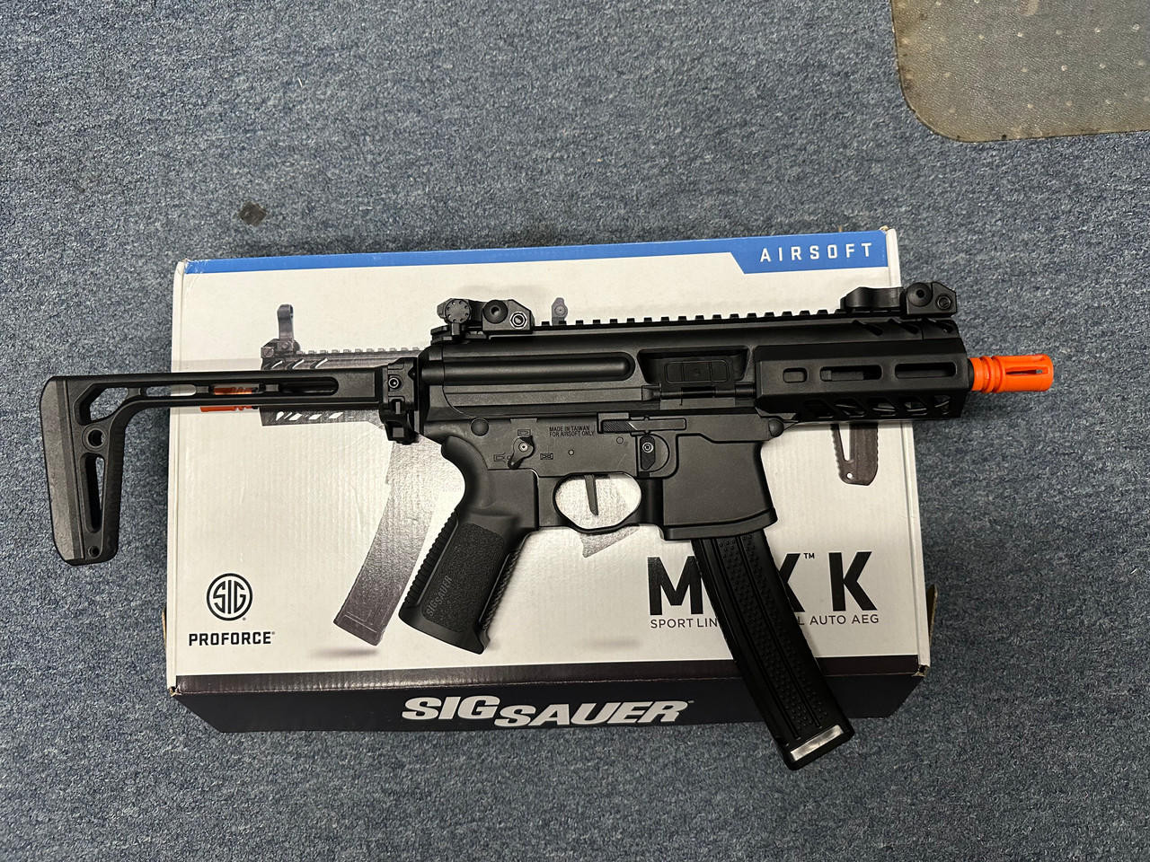 SIG Airsoft Open Box SIG Airsoft PROFORCE Sportline MPX-K AEG Airsoft SMG Black 