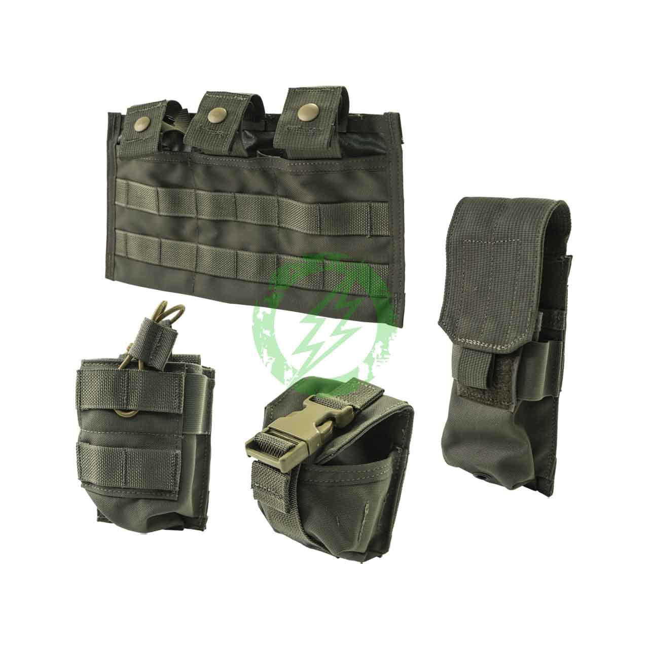  LARP Tactical Task Force Molle  Pouches | Ranger Green 