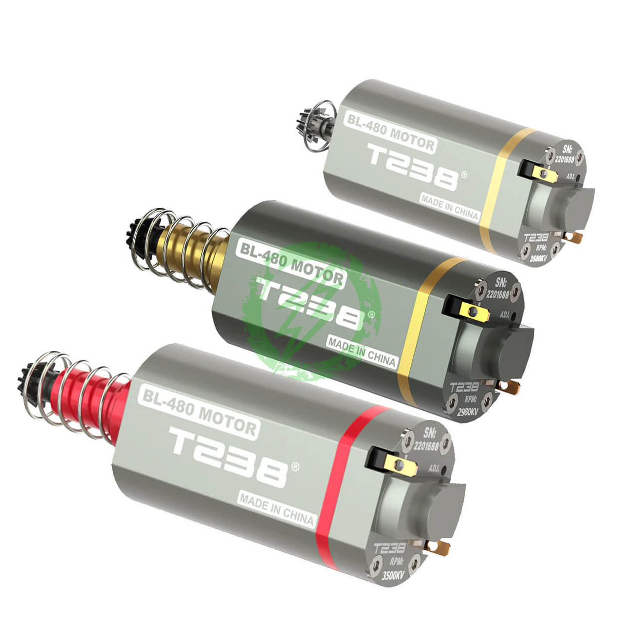  T238 Brushless Motor | RPM and Length Options 