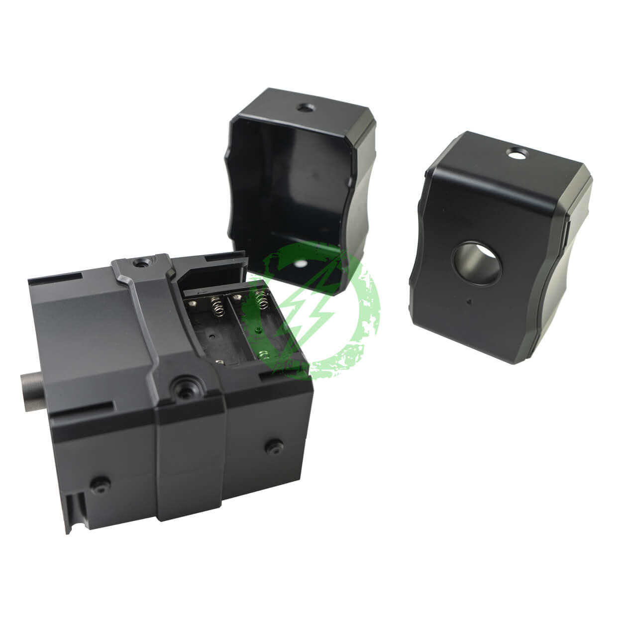 その他 LayLax Automatic BB Loader & Face Guard LayLax High Capacity Automatic BB Loader for Airsoft
