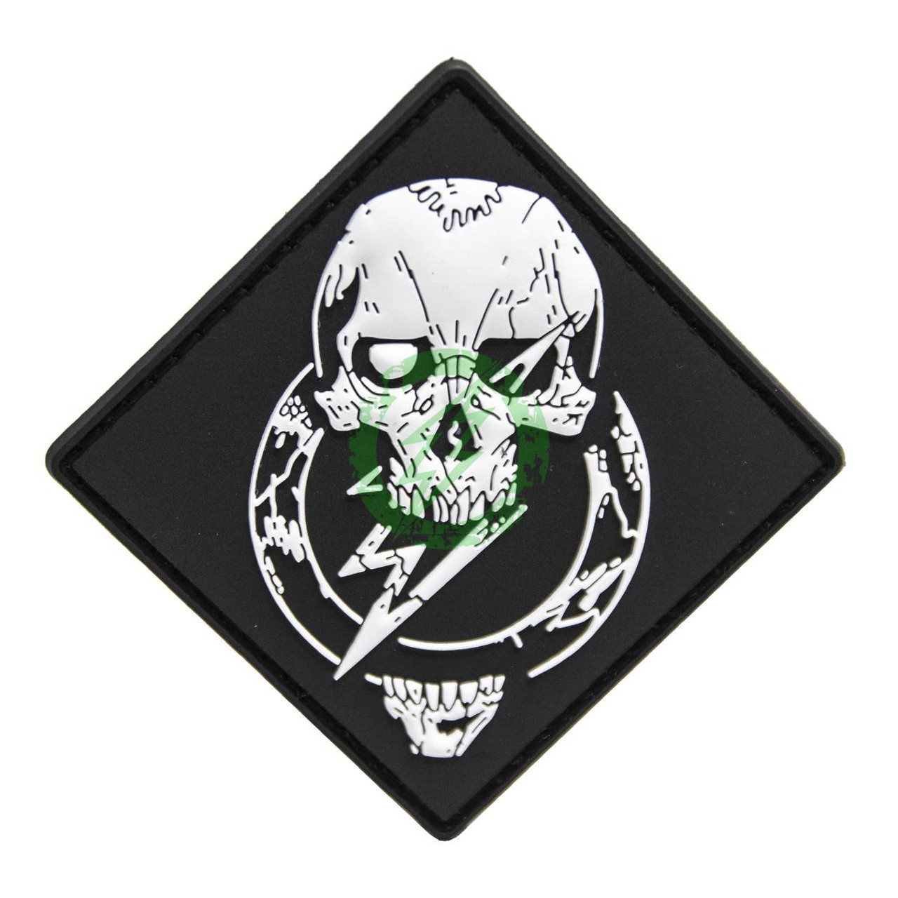 Amped Airsoft Amped Patch Skull Bolt PVC Velcro Patches 