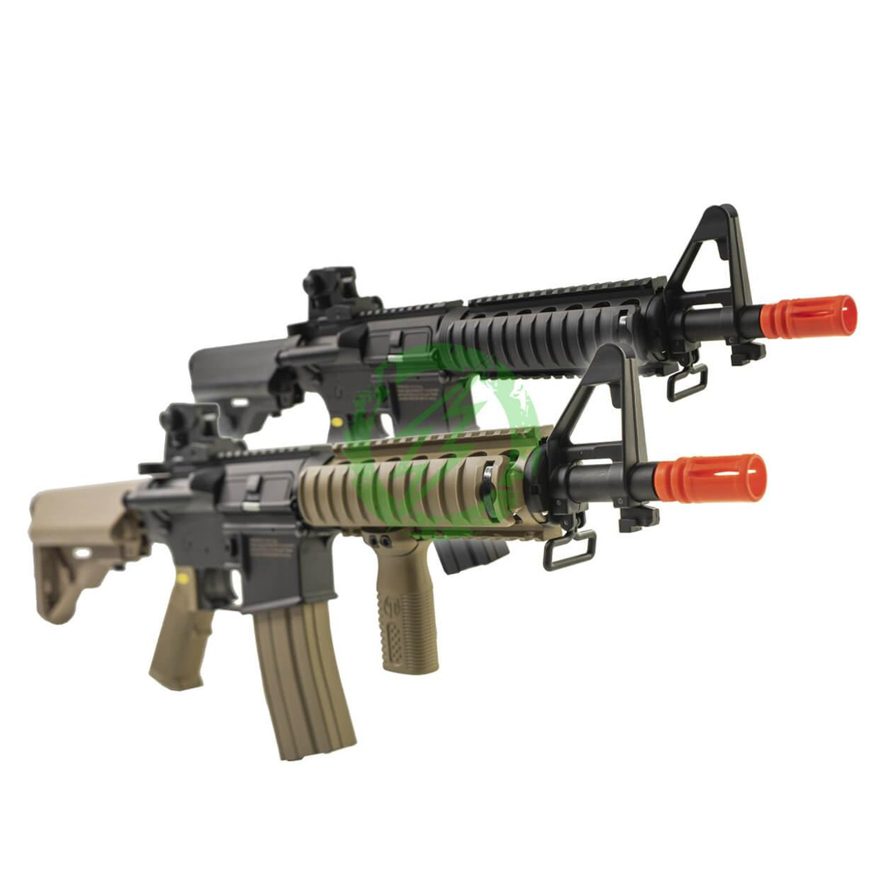  Air Raid AR6BB AEG with Front Grip | Black & Tan 