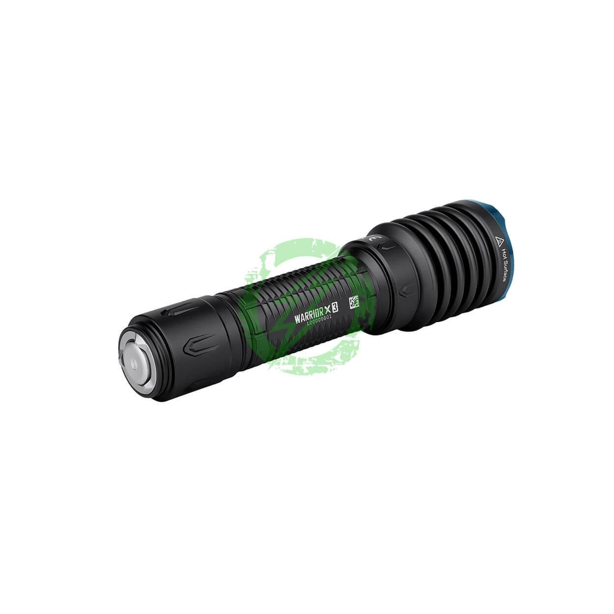 Olight OLIGHT Warrior X 3 Tactical Flashlight with Glass Strike Bezel 2500 Lumens / Black 