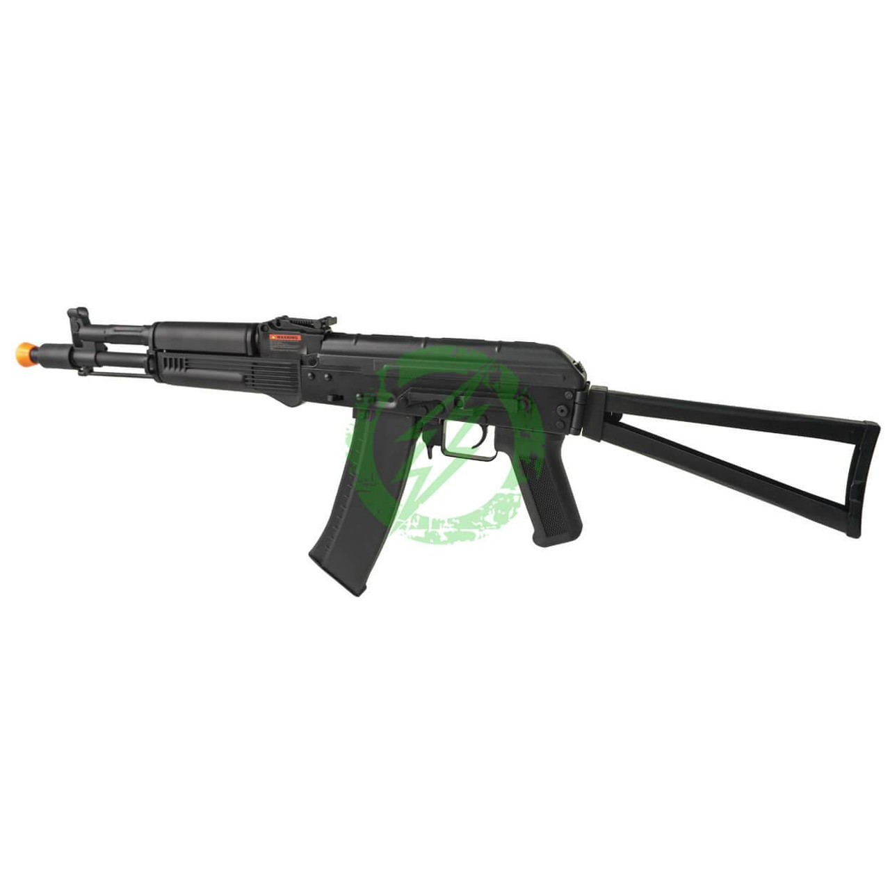 AKタイプエアガン ブラック LANCER TACTICAL Kalashnikov USA KR-104S トライアングル