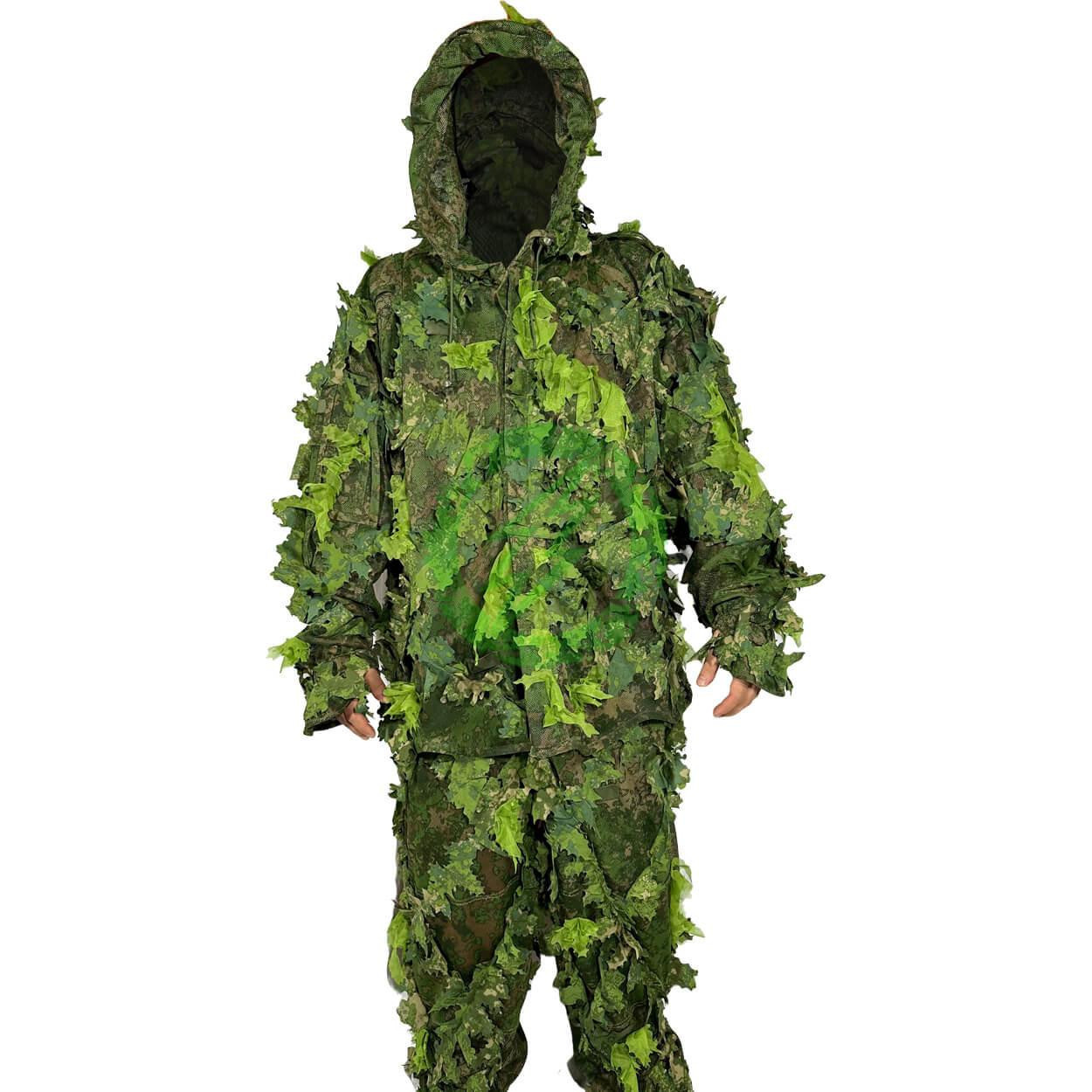 Kicking Mustang Ghillie Suit Full Coverage Green Camo