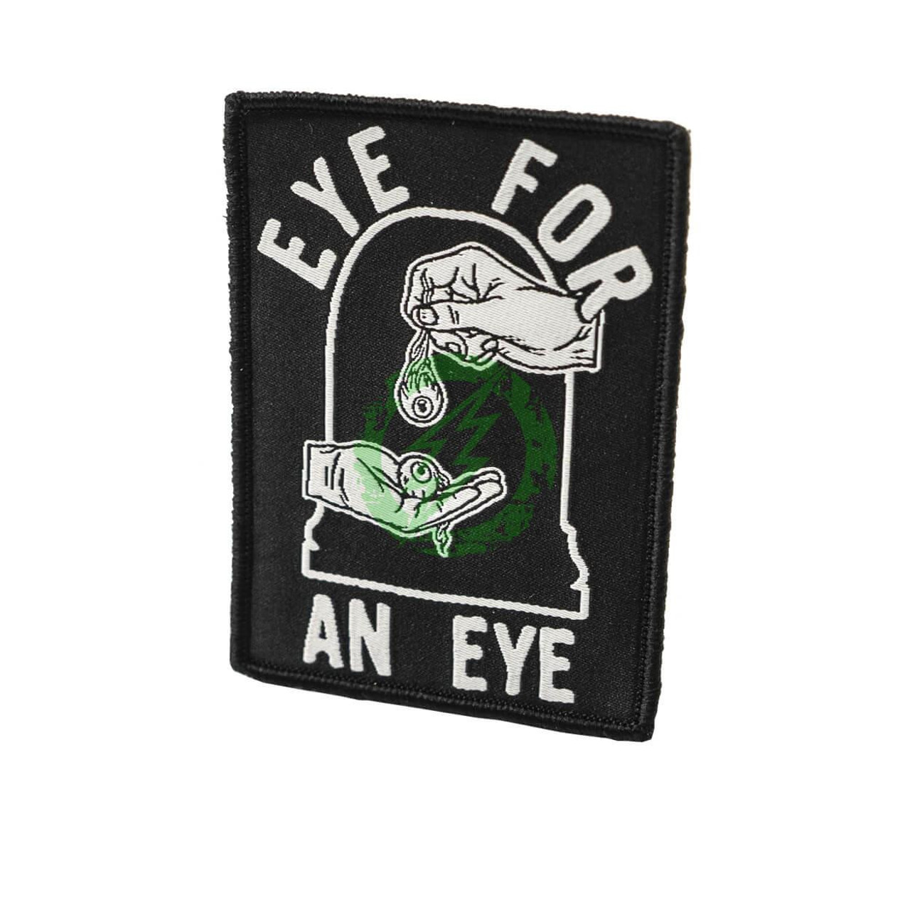  Tactical Hostyle Eye for an Eye Woven Velcro Patch 2.5x3.5" 