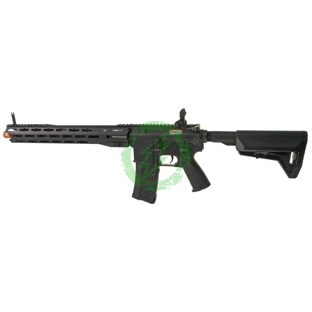  EMG Custom Built Strike Industries Licensed "Sentinel" AR-15 Airsoft AEG Rifle w/ GRIDLOK LITE Handguard | Black / 15" Rail 