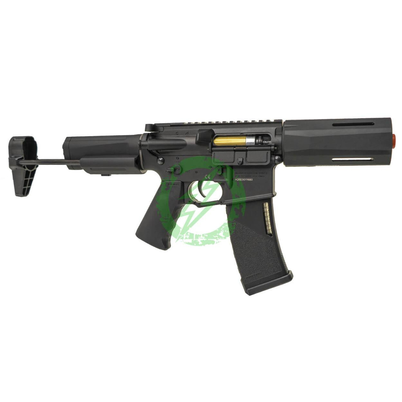  Krytac Full Metal Alpha SDP Airsoft AEG Rifle | Black 