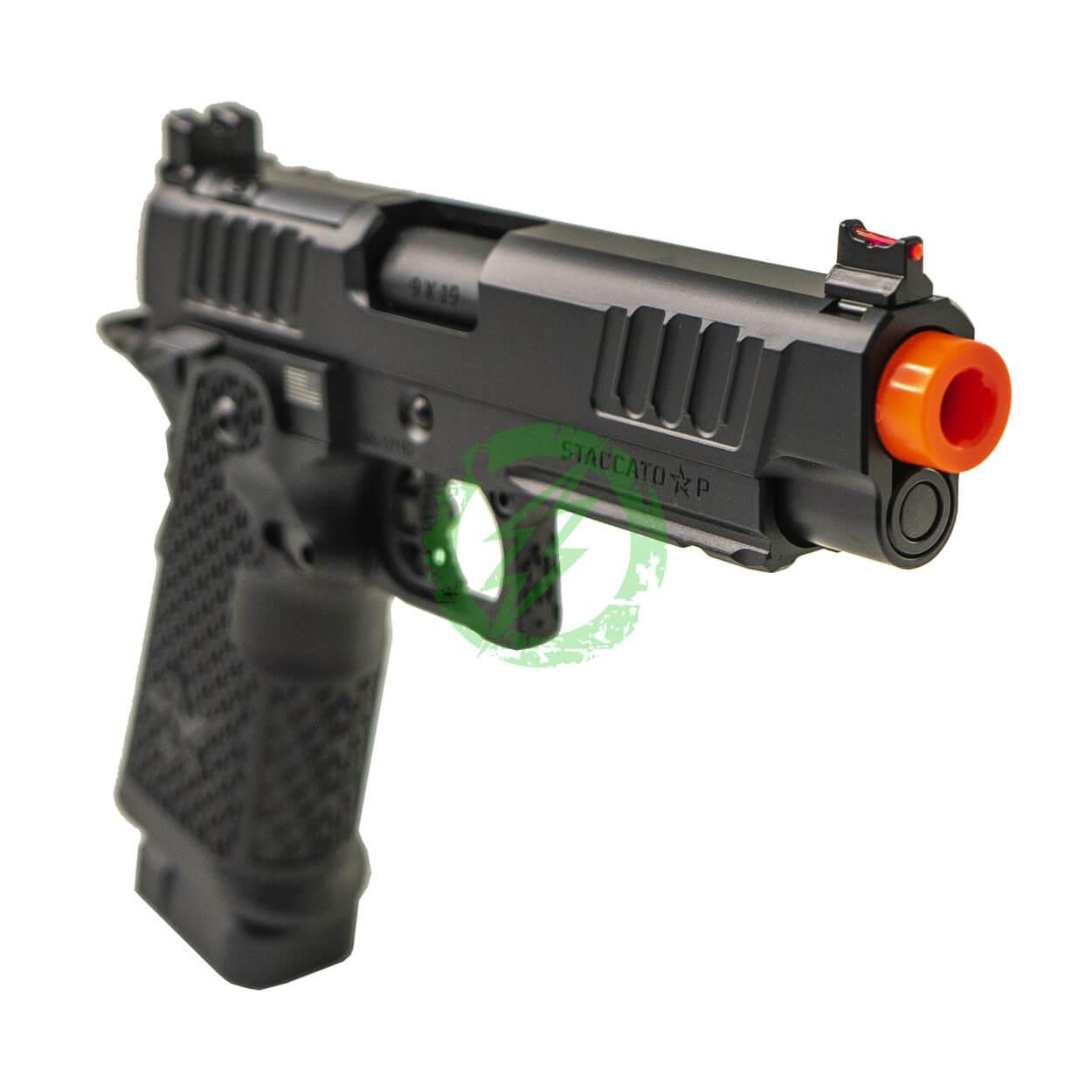  EMG Helios Staccato Licensed P 2011 Gas Blowback Pistol with VIP Grip | CNC | Green Gas 