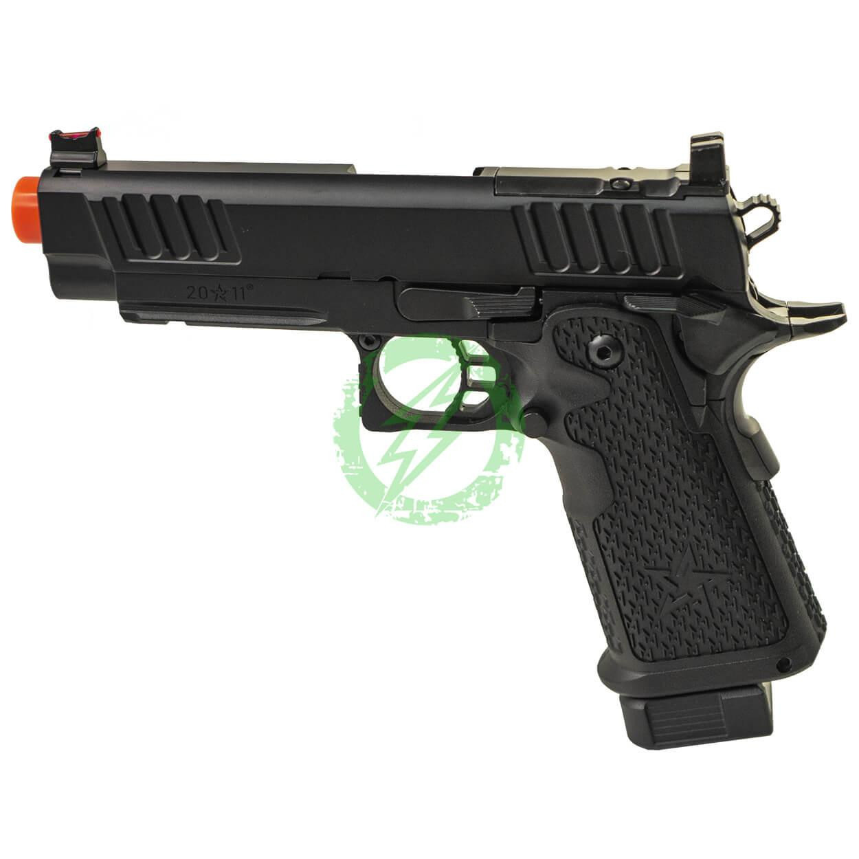  EMG Helios Staccato Licensed P 2011 Gas Blowback Pistol with VIP Grip | CNC | Green Gas 