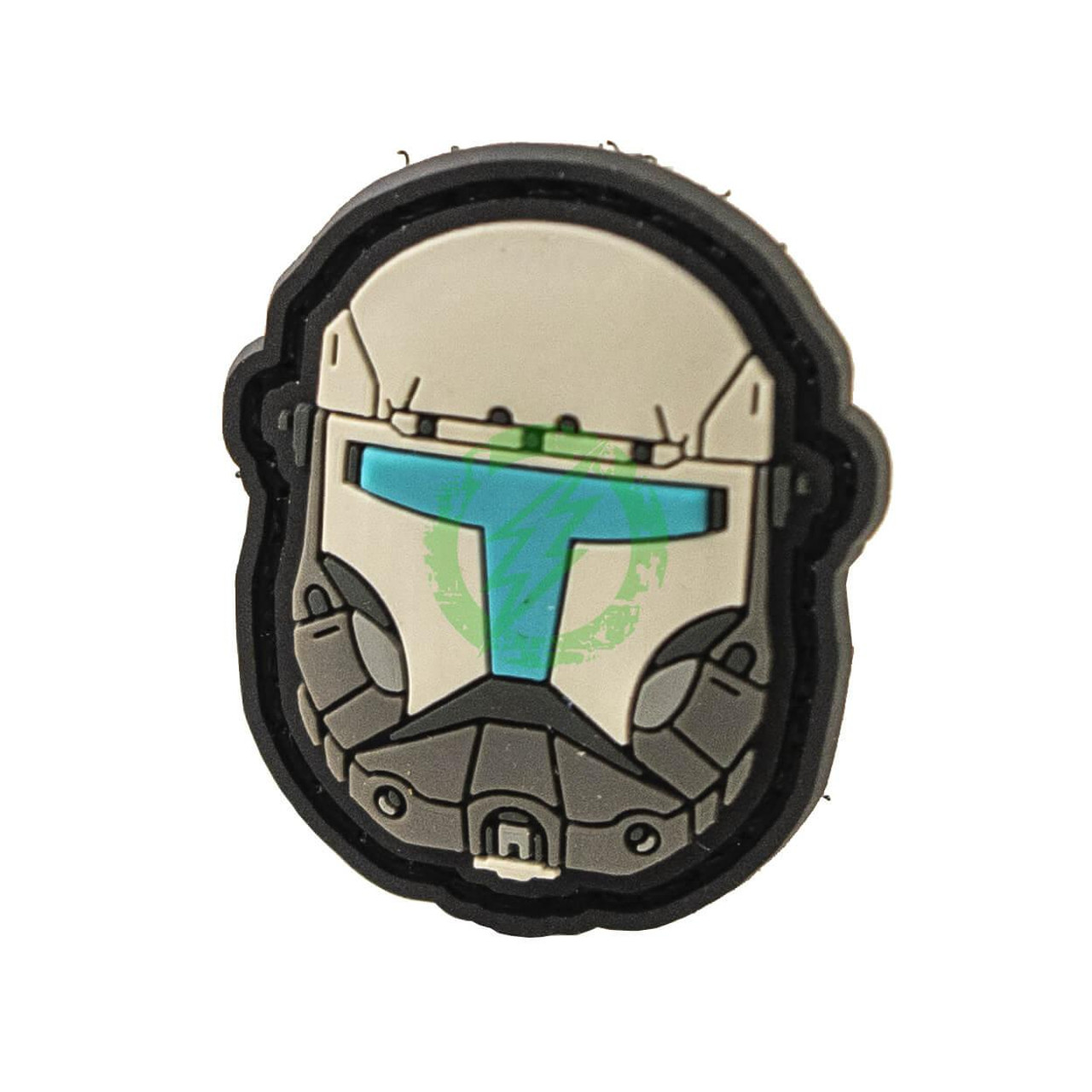 Who Shot First Republic Commando Clone Trooper Helmet PVC Morale Patch 