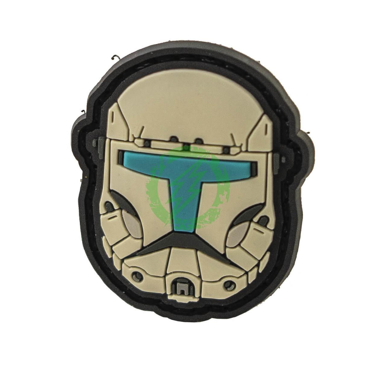 Who Shot First Republic Commando Clone Trooper Helmet PVC Morale Patch 