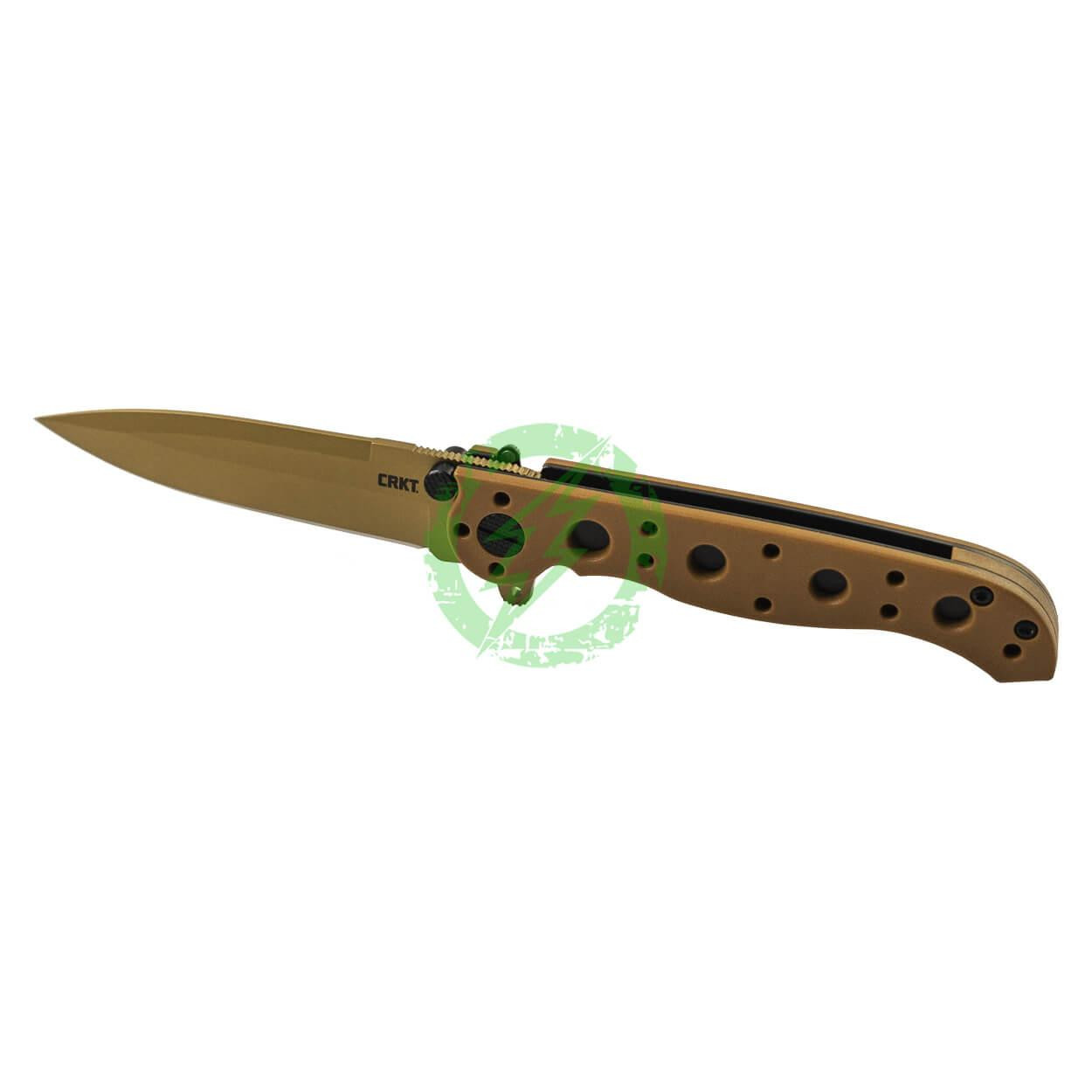 CRKT M16 Spear Point, D2, Desert Tan Folding Survival Knife