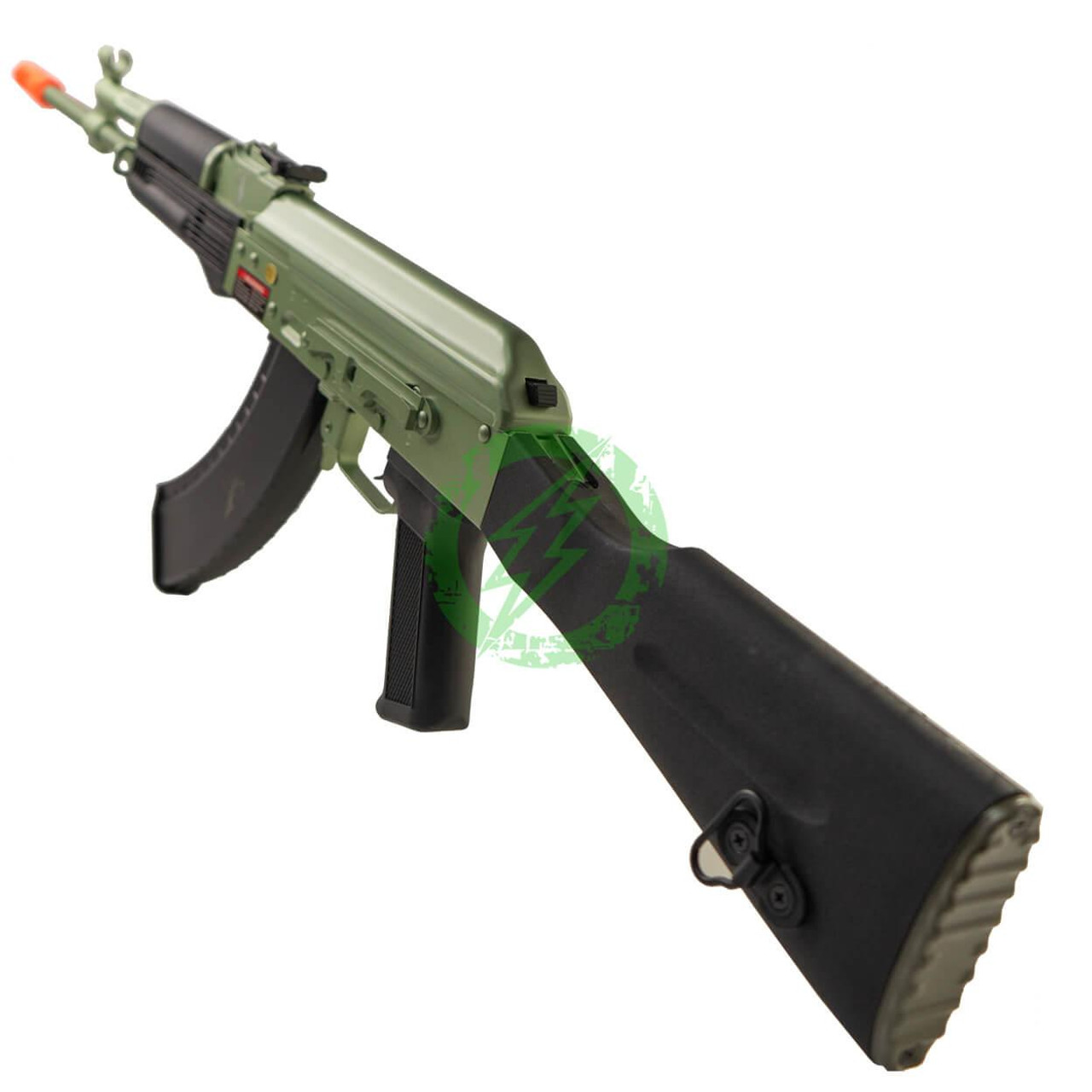 akページ EMG Rifle Licensed AK Airsoft AEG Rifle by CYMA Metallic Sage