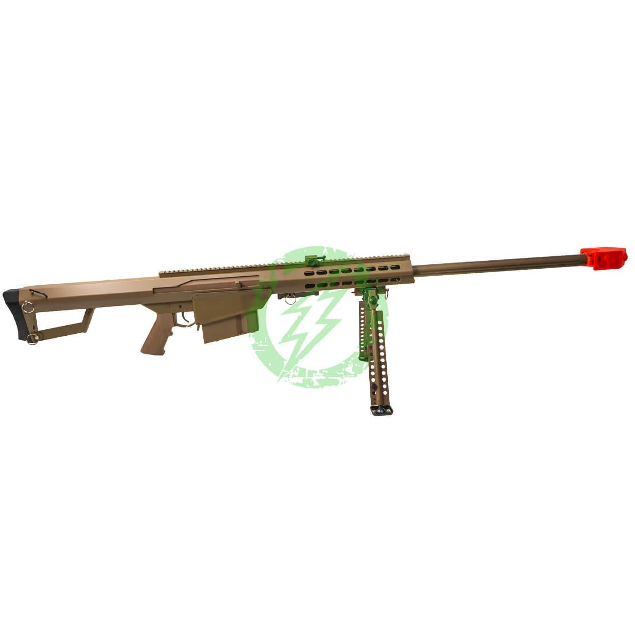  6mmProShop Barrett Licensed M82A1 Bolt Action Sniper Rifle | Tan 