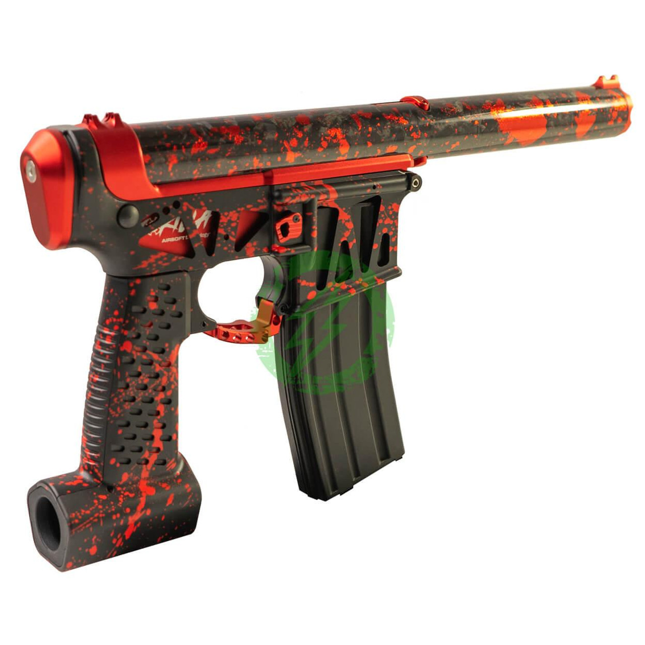 Amped HPA Custom | Black & Red Splatter QCU F2 Speed Build