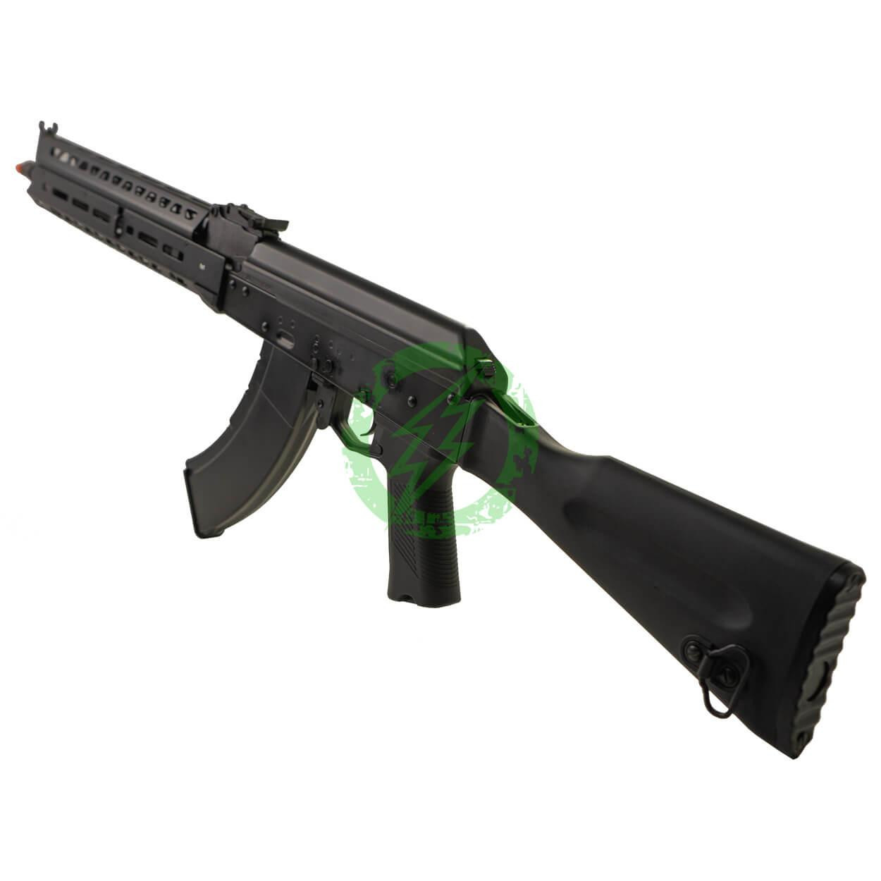  LCT LCKM Steel Airsoft AEG Rifle w/ ASTER V2 SE Expert & Full Stock Black 