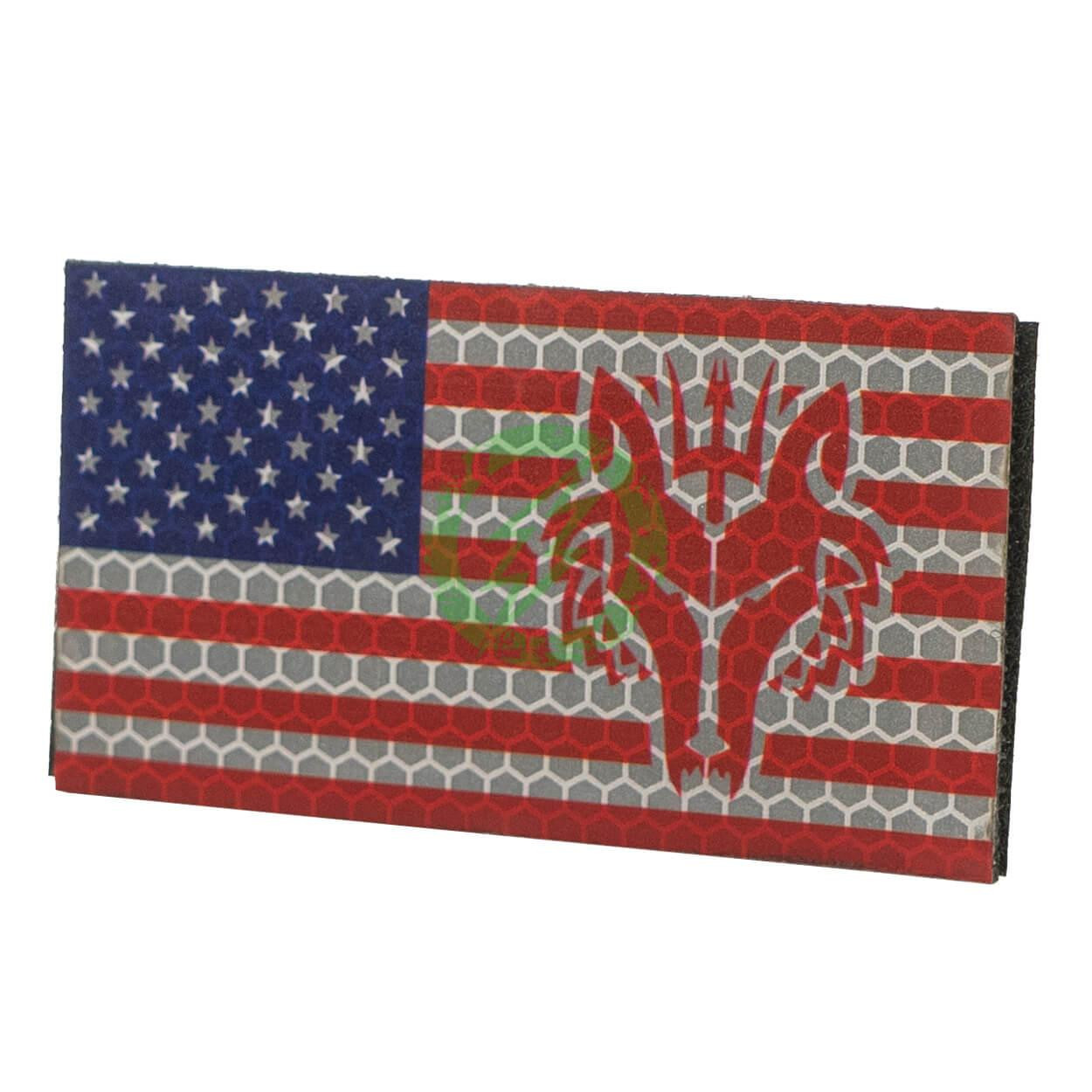 Who Shot First Wolf Team 6 US Flag IR Moralle Patch