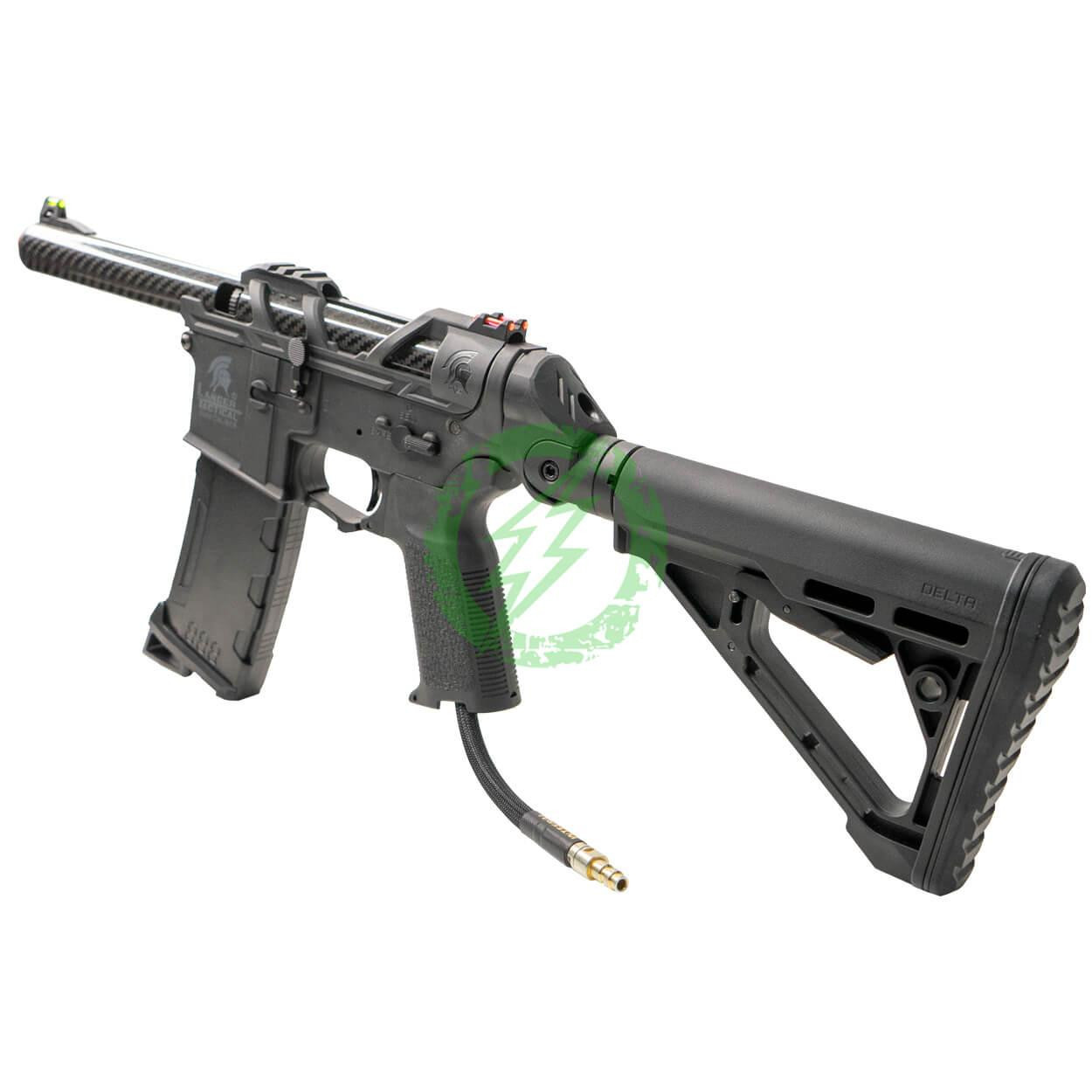 Amped Builds Lancer Tactical x AirTac Customs Gen 3 Speedsoft Airsoft Rifle with Nexxus V2 Black & IGL Installed 