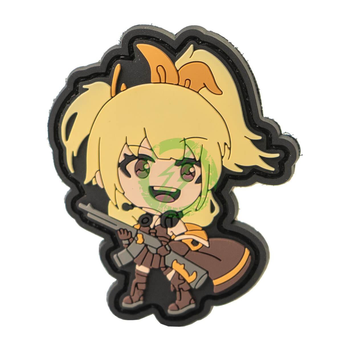  KTactical Crazy Chan Tactical Anime Girl Kawaii PVC Morale Patch | Hook and Loop 