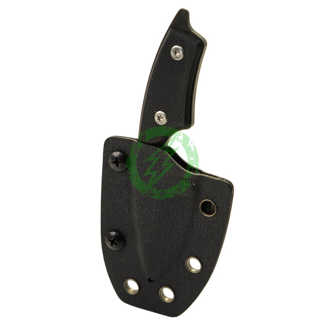  KTactical EDC Small 1.5" Fixed Blade Tactical Knife with Kydex Battle Belt Mounted Holster 