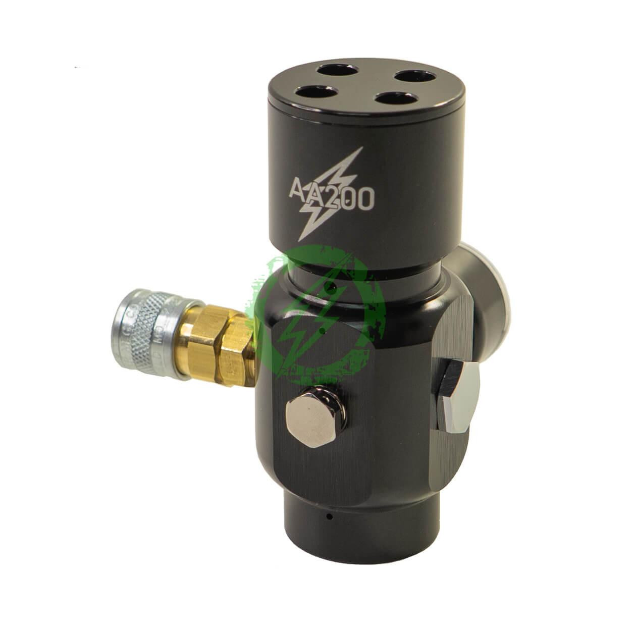  Amped Airsoft AA200 HPA Regulator Black / 0-200 PSI 