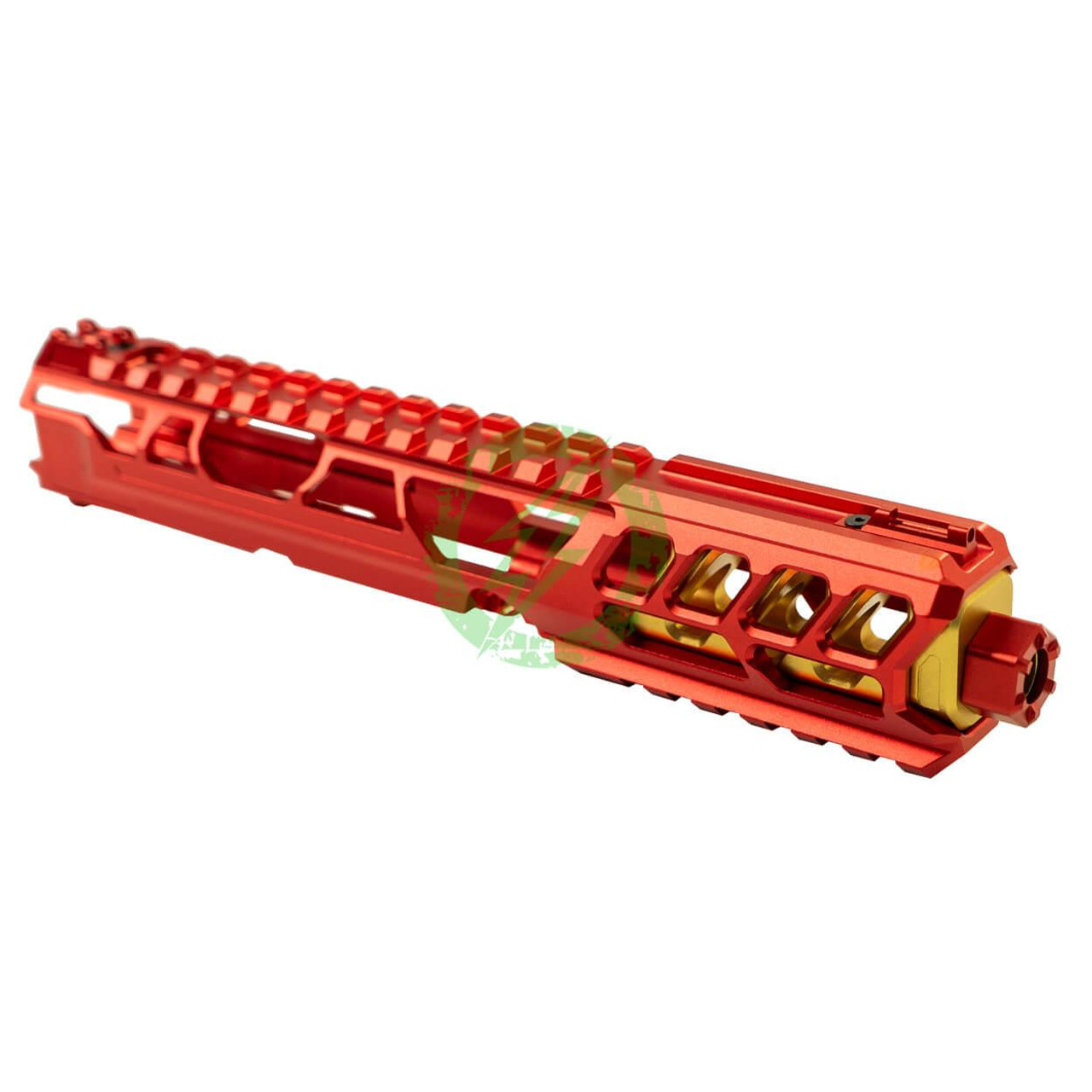 CTM TAC - Fuku-2 AAP-01 CNC Upper Receiver Kit (Long Cutout / Red & Gold Combo) 