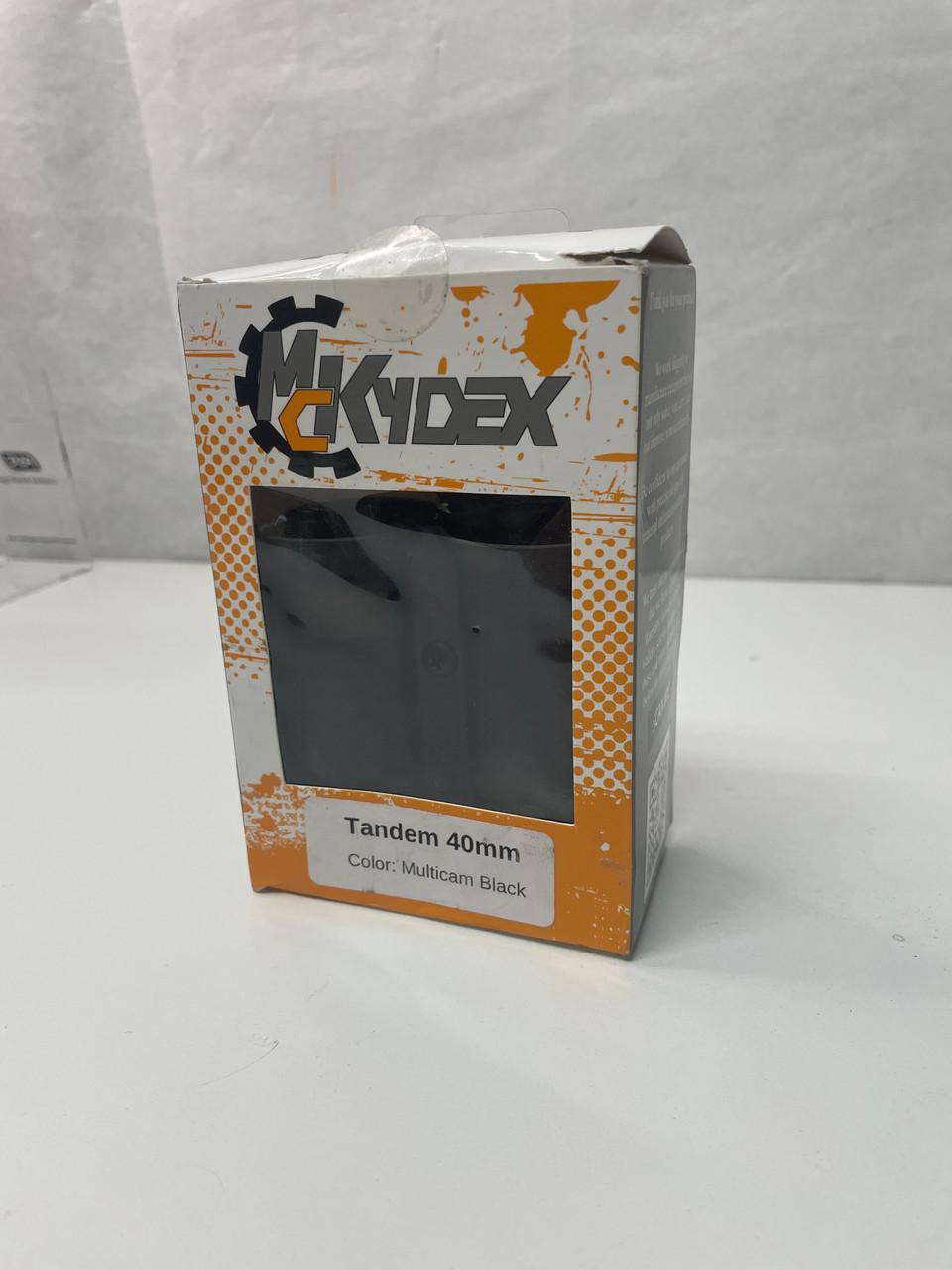 MC Kydex Open Box - MC Kydex Tandum 40mm | Multicam Black 