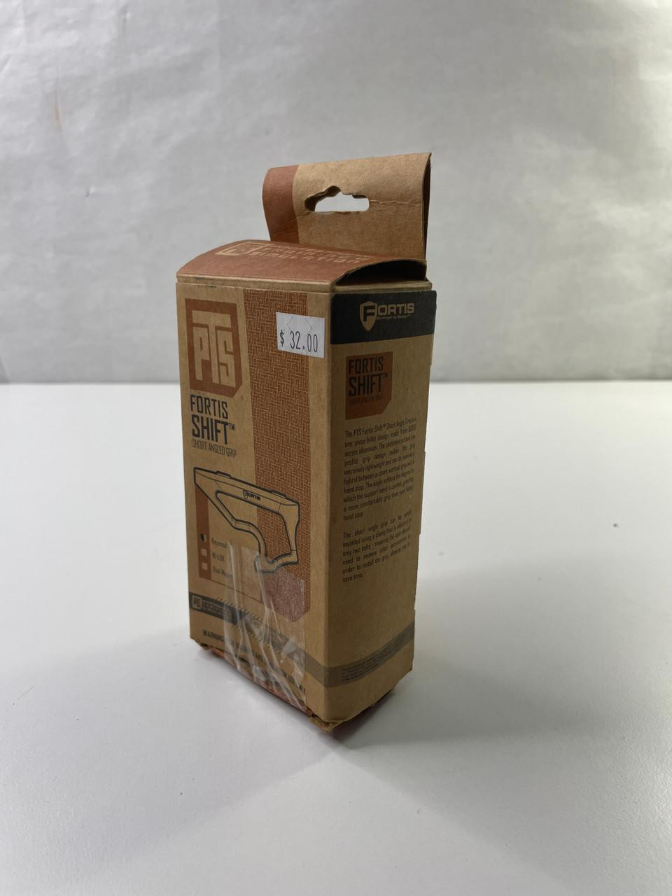 PTS Open Box - PTS - Fortis Shift Short Angle Grip (Keymod Mount/Dark Earth) 