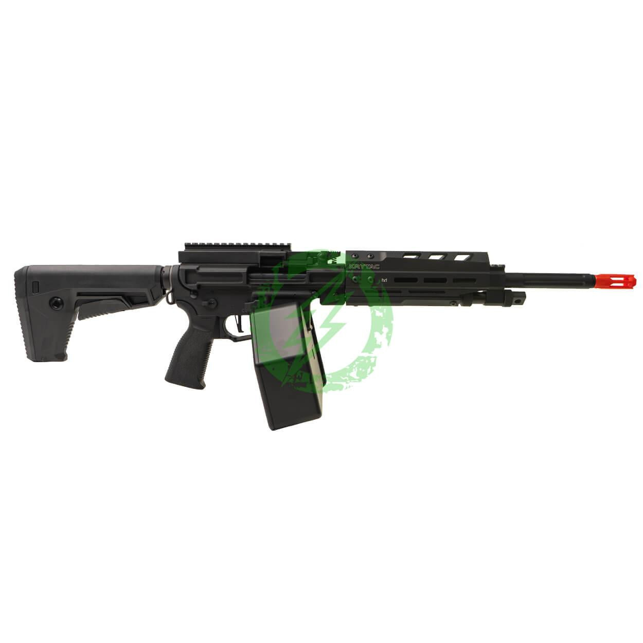  Krytac Trident LMG-M Enhanced AEG Light Machine Gun w/ M-LOK Handguard | Black / 450 FPS 