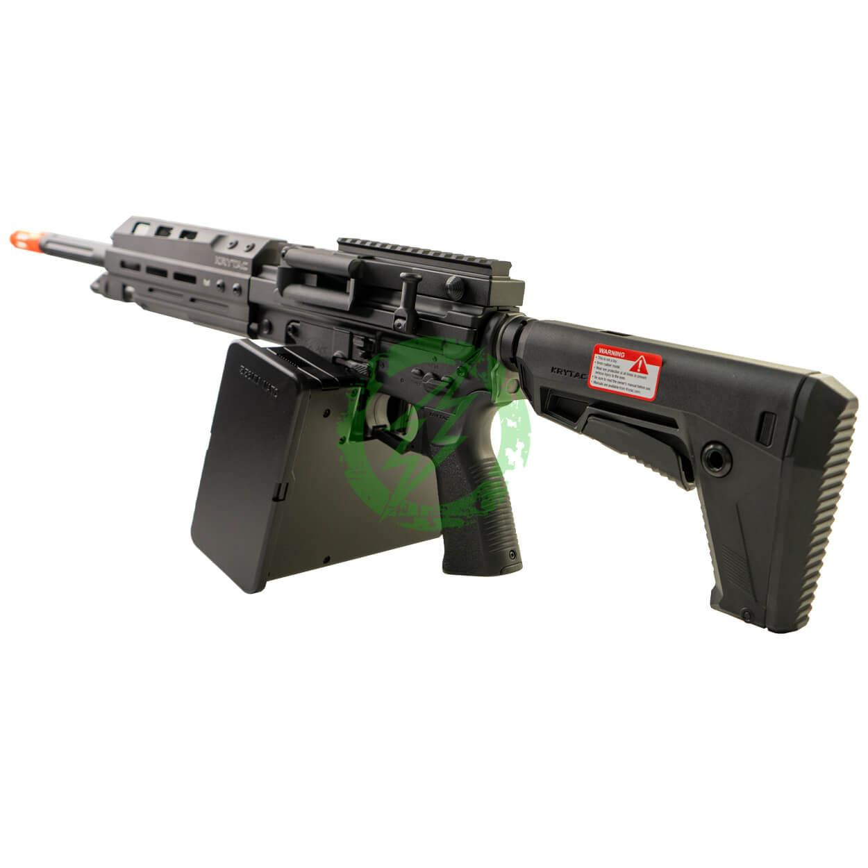  Krytac Trident LMG-M Enhanced AEG Light Machine Gun w/ M-LOK Handguard | Black / 450 FPS 